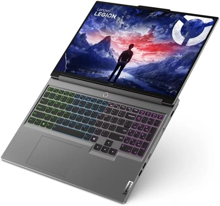 لپ تاپ گیمینگ لنوو Legion 5 16IRX9 با تراشه هوش مصنوعی LA1، صفحه نمایش 16 اینچی WQXGA (2560x1600) 240 هرتز، پردازنده Intel i9-14900HX، رم 32 گیگابایتی DDR5، حافظه SSD 1 ترابایتی، کارت گرافیک RTX 4060 8GB، کیبورد انگلیسی با نور پس زمینه RGB، ویندوز 11 هوم، خاکستری لونا - 83DG00AGUS