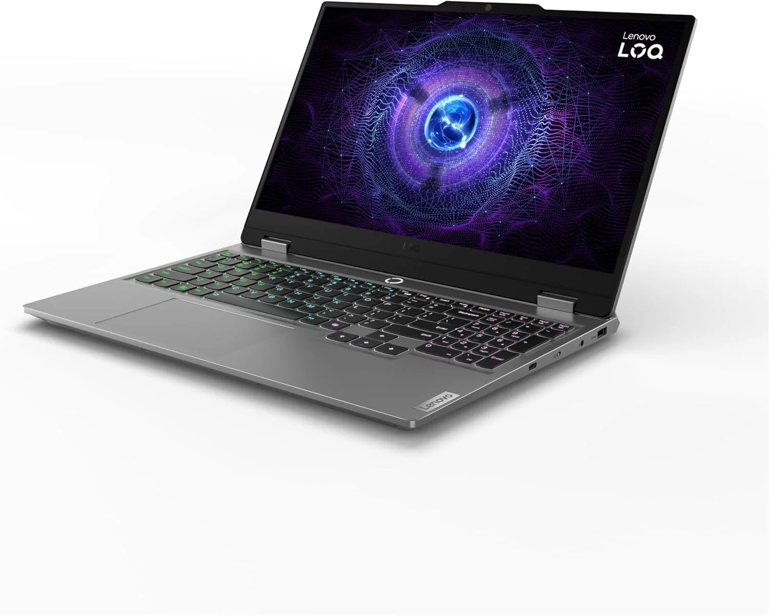 لپ تاپ گیمینگ Lenovo LOQ 15IRX9، نمایشگر 15.6 اینچی FHD 144 هرتز، پردازنده Intel Core i7-14700HX، رم 16 گیگابایتی DDR5، حافظه SSD 512 گیگابایتی، کارت گرافیک NVIDIA GeForce RTX 4060 8GB، کیبورد با نور پس زمینه انگلیسی، خاکستری لونا