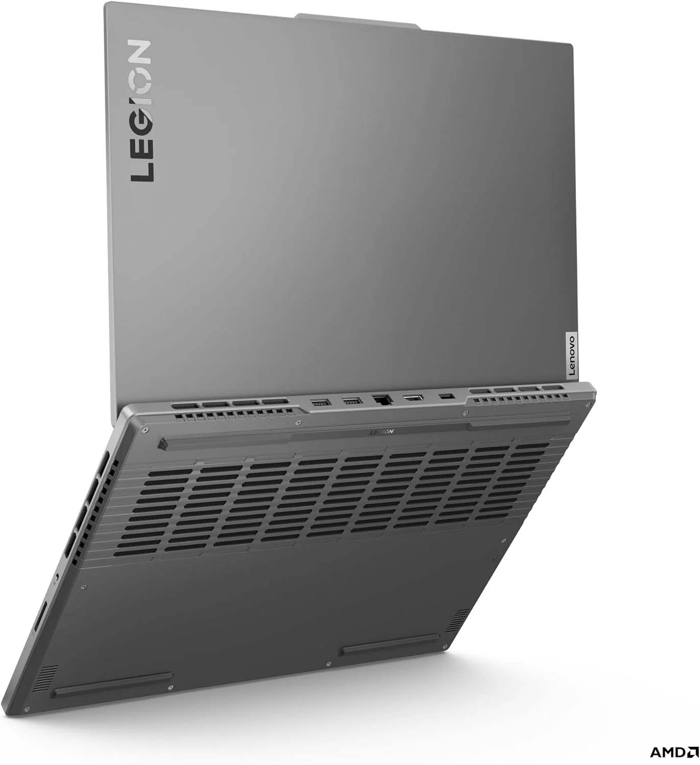 لپ تاپ لنوو Legion Slim 5 16ARP9 با تراشه هوش مصنوعی، صفحه نمایش 16 اینچی WQXGA 100% sRGB 165Hz، پردازنده Ryzen 7 7435HS، رم 16 گیگابایتی، حافظه SSD 1 ترابایتی، کارت گرافیک RTX 4060 8GB GDDR6، نور پس زمینه 4-Zone RGB Eng-Arb، ویندوز 11، خاکستری Luna - [83EX002GAX] + 2 سال Premium Care
