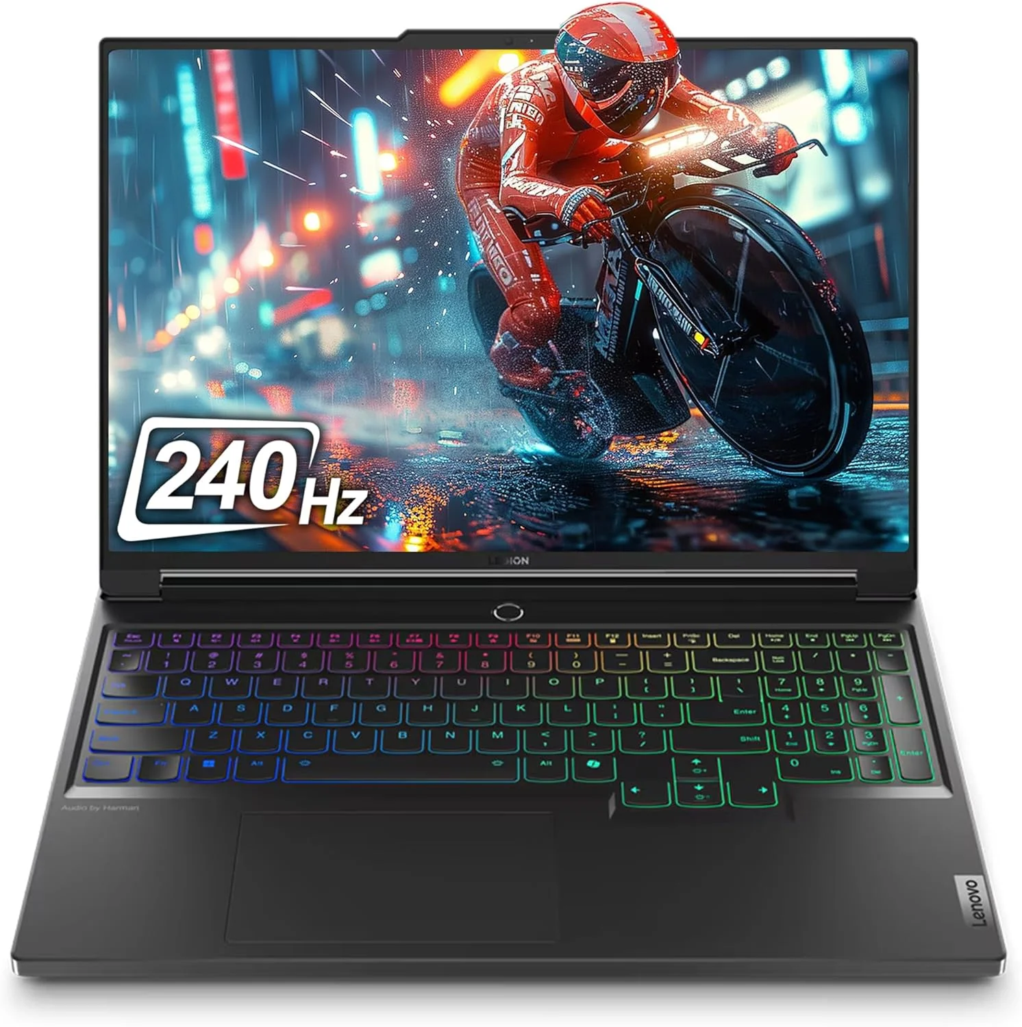 لپ تاپ گیمینگ لنوو Legion 7i Gen 9، پردازنده Intel i9-14900HX، رم 64 گیگابایتی DDR5، حافظه SSD PCIe 2 ترابایتی، صفحه نمایش 16 اینچی WQXGA (2560X1600)، کارت گرافیک Nvidia G-Force RTX 4070، ویندوز 11 Home