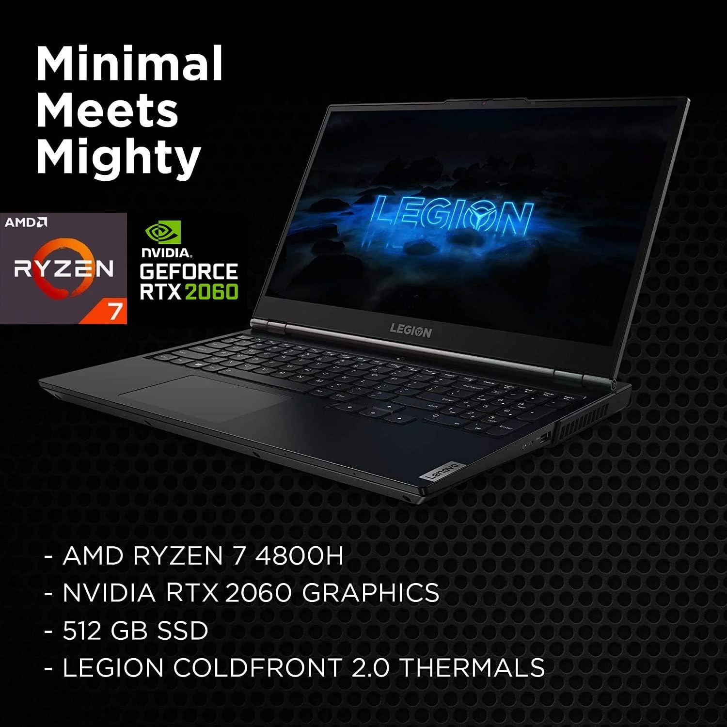 لپ تاپ گیمینگ لنوو Legion 5، صفحه نمایش 15.6 اینچی FHD IPS 300Nits 144Hz، پردازنده AMD Ryzen 7 4800H، وای فای 6، کیبورد با نور پس زمینه، USB-C، کارت گرافیک GeForce RTX 2060 6GB GDDR6، ویندوز 10، 16 گیگابایت رم، 512 گیگابایت PCIe SSD به همراه WOOV 32GB SD لپ تاپ گیمینگ لنوو Legion 5، صفحه نمایش 15.6 اینچی FHD IPS 300Nits 144Hz، پردازنده AMD Ryzen 7 4800H، وای فای 6، کیبورد با نور پس زمینه، USB-C، کارت گرافیک GeForce RTX 2060 6GB GDDR6، ویندوز 10، 16 گیگابایت رم، 512 گیگابایت PCIe SSD به همراه WOOV 32GB SD
