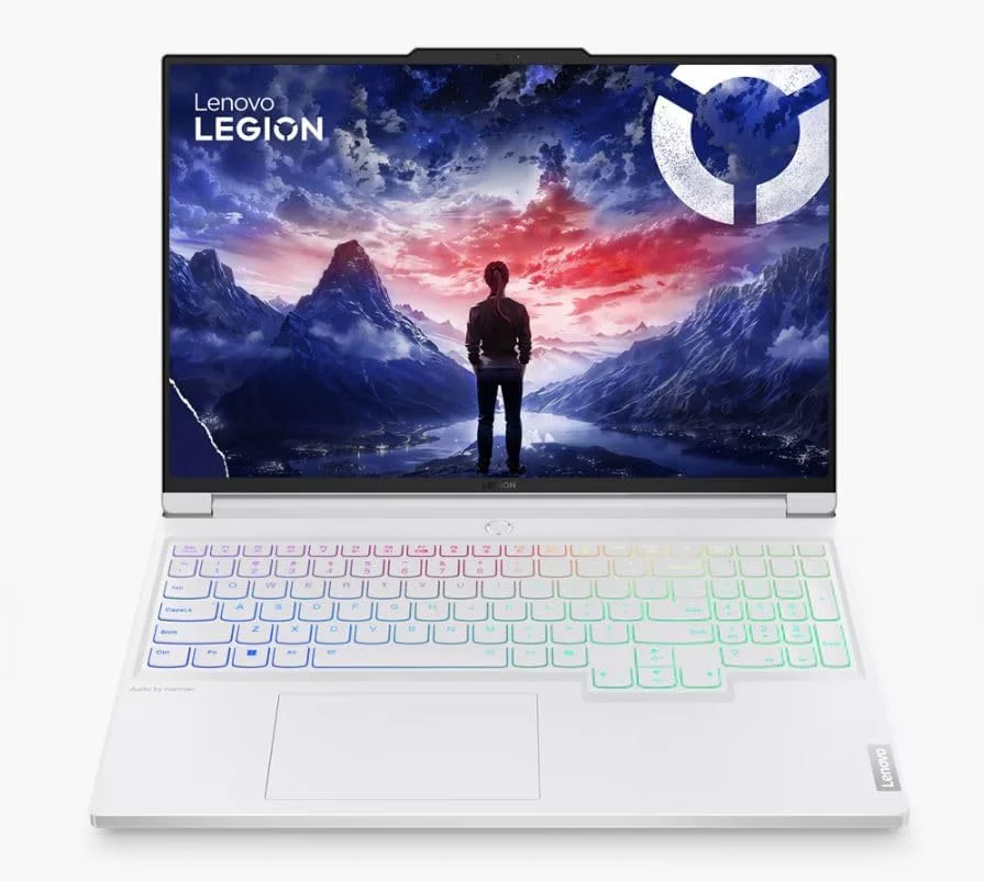 لپ تاپ گیمینگ هوش مصنوعی لنوو Legion 7i Gen 10، اینتل Ultra 9 275HX، نمایشگر 16 اینچی OLED 2.6K (2560x1600) 240 هرتز 500 نیت، 32 گیگابایت DDR5، 2 ترابایت SSD، NVIDIA RTX 5070، دوربین 5 مگاپیکسلی با E-Shutter، Wi-Fi 7، ویندوز 11 - سفید یخی