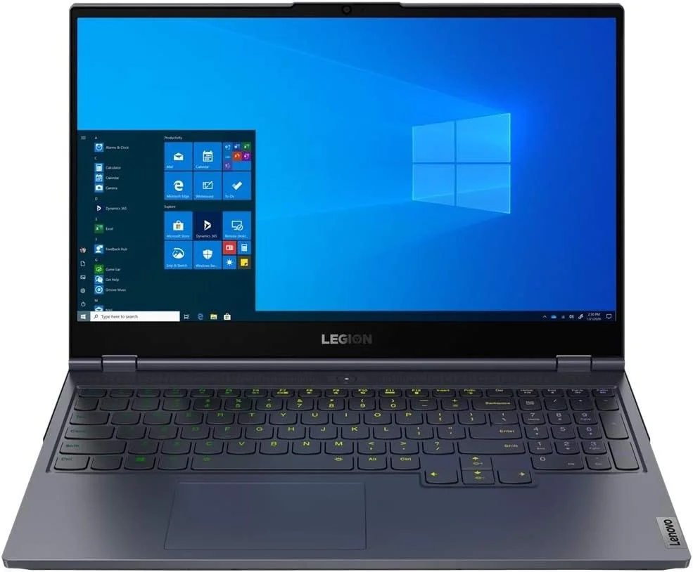 لپ تاپ گیمینگ لنوو Legion 7: پردازنده Core i7-10750H، کارت گرافیک NVidia RTX 2070 Super Max-Q، حافظه SSD 1 ترابایتی، رم 16 گیگابایتی، صفحه نمایش 15.6 اینچی Full HD 144Hz 500nits IPS