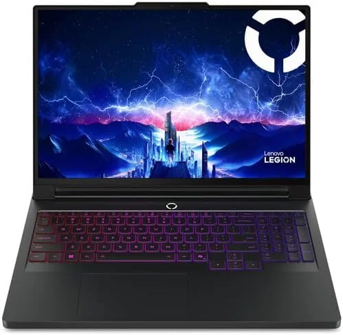لپ تاپ گیمینگ 16 اینچی Lenovo Legion Pro 7i Gen 10 (مدل 2025) Intel Core Ultra 9 275HX 24C، NVIDIA GeForce RTX 5080 16GB، رم 32 گیگابایتی، SSD NVMe Gen 5 1 ترابایتی، 16.0" WQXGA OLED 500 nits 240Hz، ویندوز 11 هوم