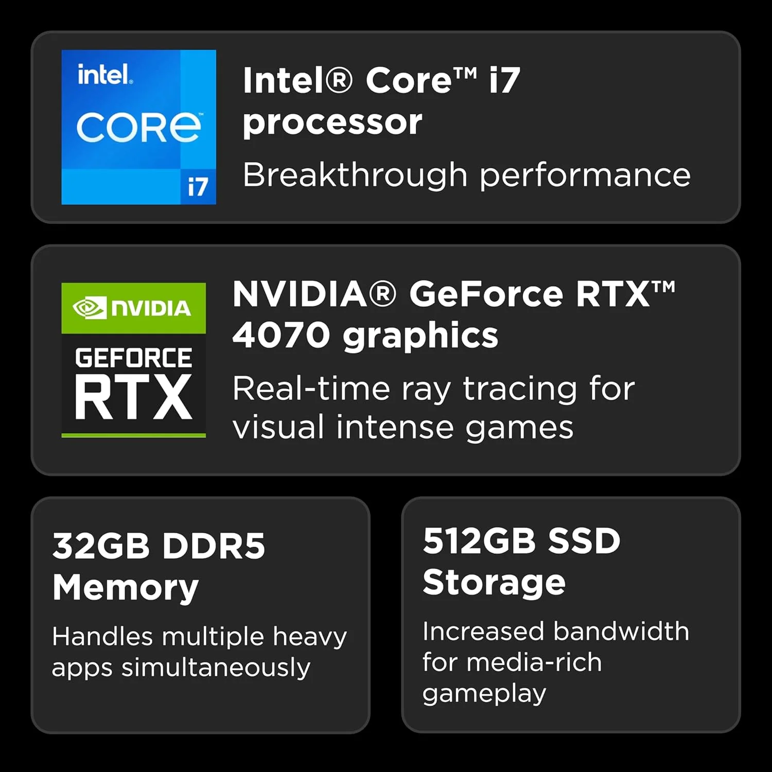 لپ تاپ گیمینگ لنوو Legion 5i - کارت گرافیک NVIDIA GeForce RTX 4070 8G - صفحه نمایش 16 اینچی WQXGA - پردازنده Intel Core i7-14650HX - رم 32 گیگابایتی - SSD 512 گیگابایتی - ویندوز 11 هوم - خاکستری لونا