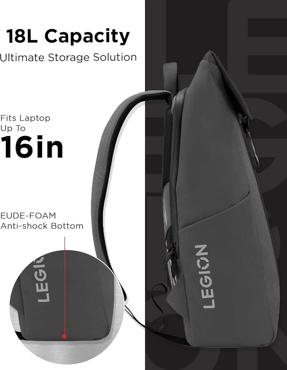 کیف لپ تاپ گیمینگ لنوو Legion، محافظت دو لایه، جیب های اختصاصی برای نگهداری کیف لپ تاپ گیمینگ لنوو Legion، محافظت دو لایه، جیب های اختصاصی برای نگهداری