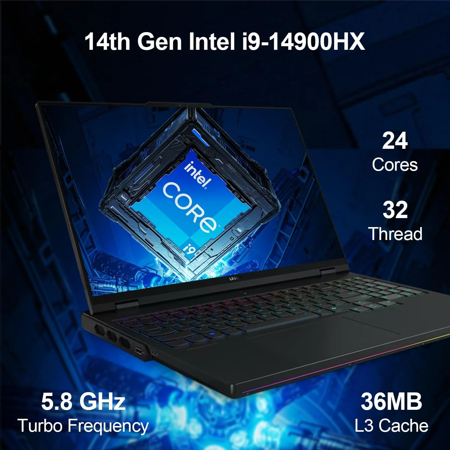 لپ تاپ گیمینگ لنوو Legion Pro جدیدترین مدل با عملکرد بالا، صفحه نمایش 16 اینچی WQXGA 240Hz، پردازنده Intel Core i9-14900HX، کارت گرافیک NVIDIA GeForce RTX 4090، رم 64 گیگابایتی DDR5، حافظه SSD 4 ترابایتی، HDMI، کیبورد با نور پس زمینه RGB، وب کم، Wi-Fi 6، ویندوز 11 پرو لپ تاپ گیمینگ لنوو Legion Pro جدیدترین مدل با عملکرد بالا، صفحه نمایش 16 اینچی WQXGA 240Hz، پردازنده Intel Core i9-14900HX، کارت گرافیک NVIDIA GeForce RTX 4090، رم 64 گیگابایتی DDR5، حافظه SSD 4 ترابایتی، HDMI، کیبورد با نور پس زمینه RGB، وب کم، Wi-Fi 6، ویندوز 11 پرو