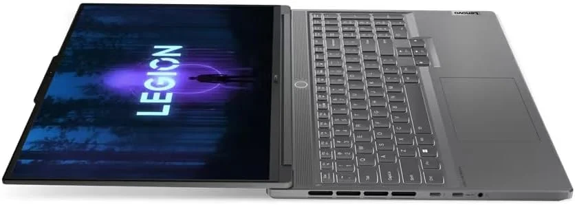 لپ تاپ لنوو Legion Slim 7 16IRH8، صفحه نمایش 16 اینچی WQXGA با پوشش 100% sRGB، نرخ نوسازی 240 هرتز، پردازنده Intel I7-13700H، رم 16 گیگابایتی، حافظه SSD 1 ترابایتی، کارت گرافیک RTX 4060 8GB GDDR6، ویندوز 11، 2 سال گارانتی پرمیوم، رنگ Storm Grey - [82Y3001RAX]