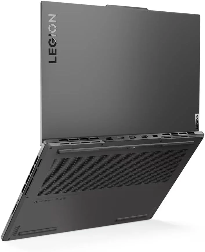 لپ تاپ لنوو Legion Slim 7 16IRH8، صفحه نمایش 16 اینچی WQXGA با پوشش 100% sRGB، نرخ نوسازی 240 هرتز، پردازنده Intel I7-13700H، رم 16 گیگابایتی، حافظه SSD 1 ترابایتی، کارت گرافیک RTX 4060 8GB GDDR6، ویندوز 11، 2 سال گارانتی پرمیوم، رنگ Storm Grey - [82Y3001RAX]
