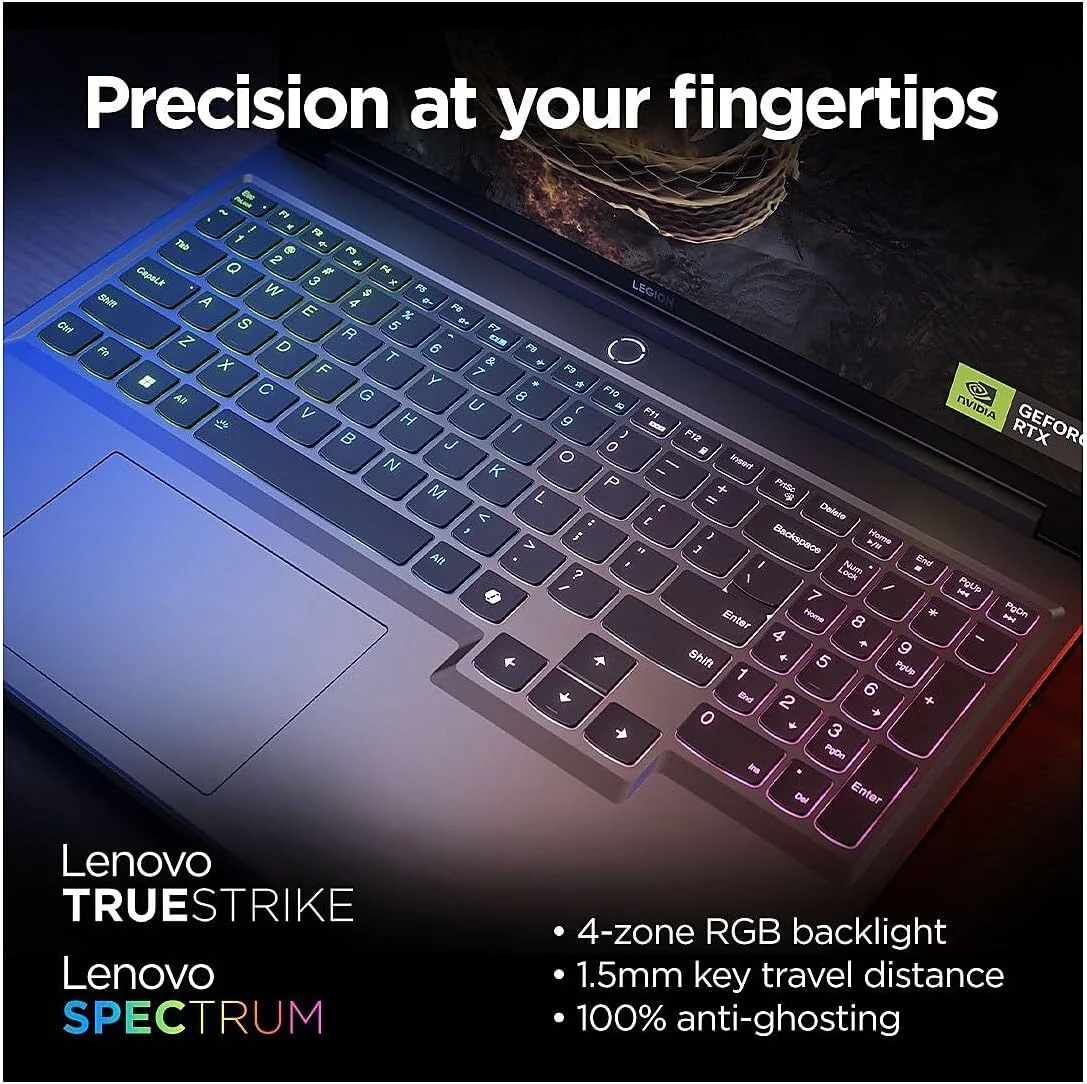 لپ تاپ گیمینگ 16 اینچی Lenovo Legion 5 16IRX9 WQXGA 165Hz، پردازنده Intel Core i7-14650HX 2.2GHz، رم 16 گیگابایت، SSD 512 گیگابایت، NVIDIA GeForce RTX 4050 6GB، ویندوز 11 Home، خاکستری Luna