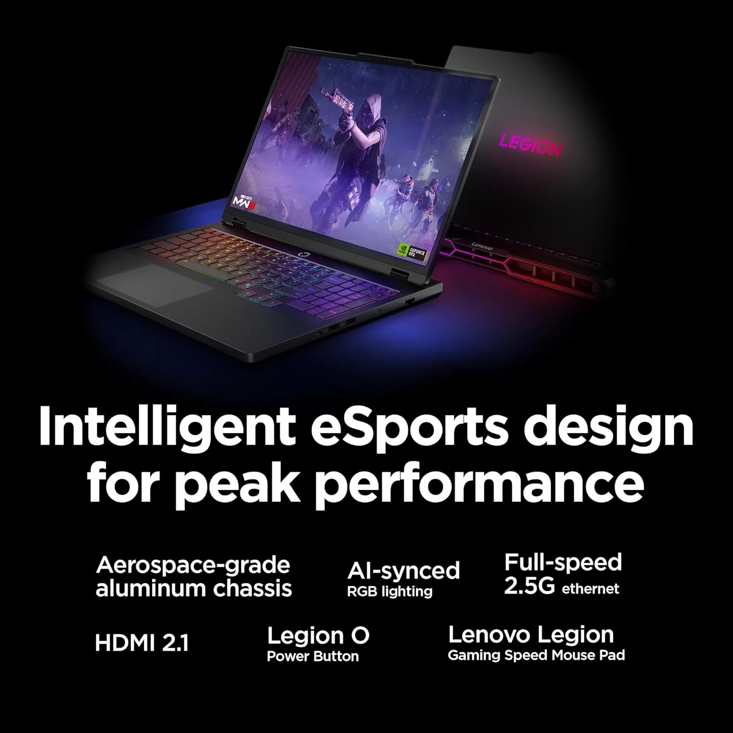 لپ تاپ گیمینگ لنوو Legion Pro 7i با صفحه نمایش 16 اینچی WQXGA OLED 240Hz، پردازنده Intel Core Ultra 9 275HX، رم 32 گیگابایتی، حافظه SSD 1 ترابایتی و کارت گرافیک NVIDIA GeForce RTX 5070Ti - مشکی اکلیپس لپ تاپ گیمینگ لنوو Legion Pro 7i با صفحه نمایش 16 اینچی WQXGA OLED 240Hz، پردازنده Intel Core Ultra 9 275HX، رم 32 گیگابایتی، حافظه SSD 1 ترابایتی و کارت گرافیک NVIDIA GeForce RTX 5070Ti - مشکی اکلیپس