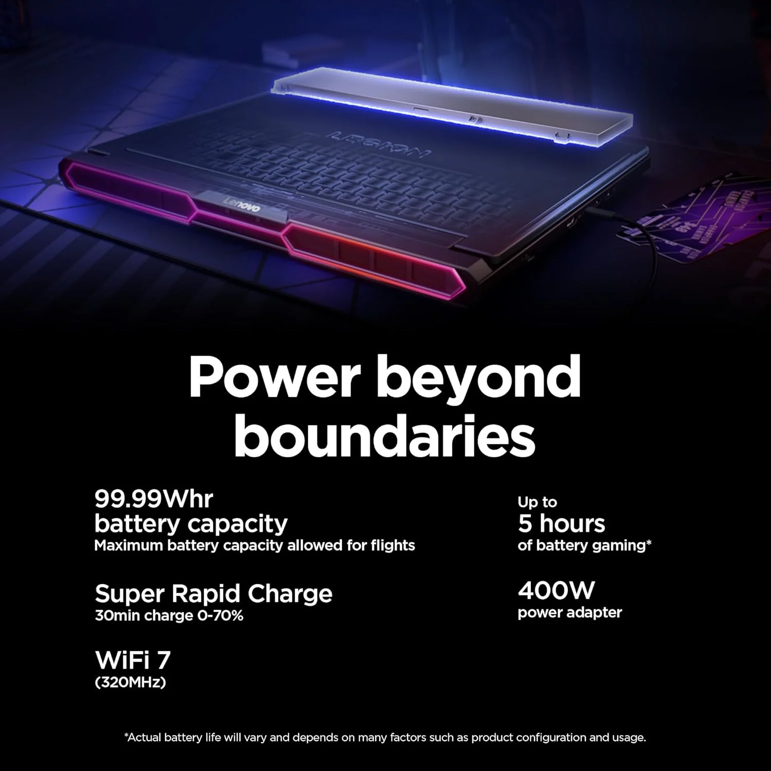لپ تاپ گیمینگ لنوو Legion Pro 7i با صفحه نمایش 16 اینچی WQXGA OLED 240Hz، پردازنده Intel Core Ultra 9 275HX، رم 32 گیگابایتی، حافظه SSD 1 ترابایتی و کارت گرافیک NVIDIA GeForce RTX 5070Ti - مشکی اکلیپس لپ تاپ گیمینگ لنوو Legion Pro 7i با صفحه نمایش 16 اینچی WQXGA OLED 240Hz، پردازنده Intel Core Ultra 9 275HX، رم 32 گیگابایتی، حافظه SSD 1 ترابایتی و کارت گرافیک NVIDIA GeForce RTX 5070Ti - مشکی اکلیپس