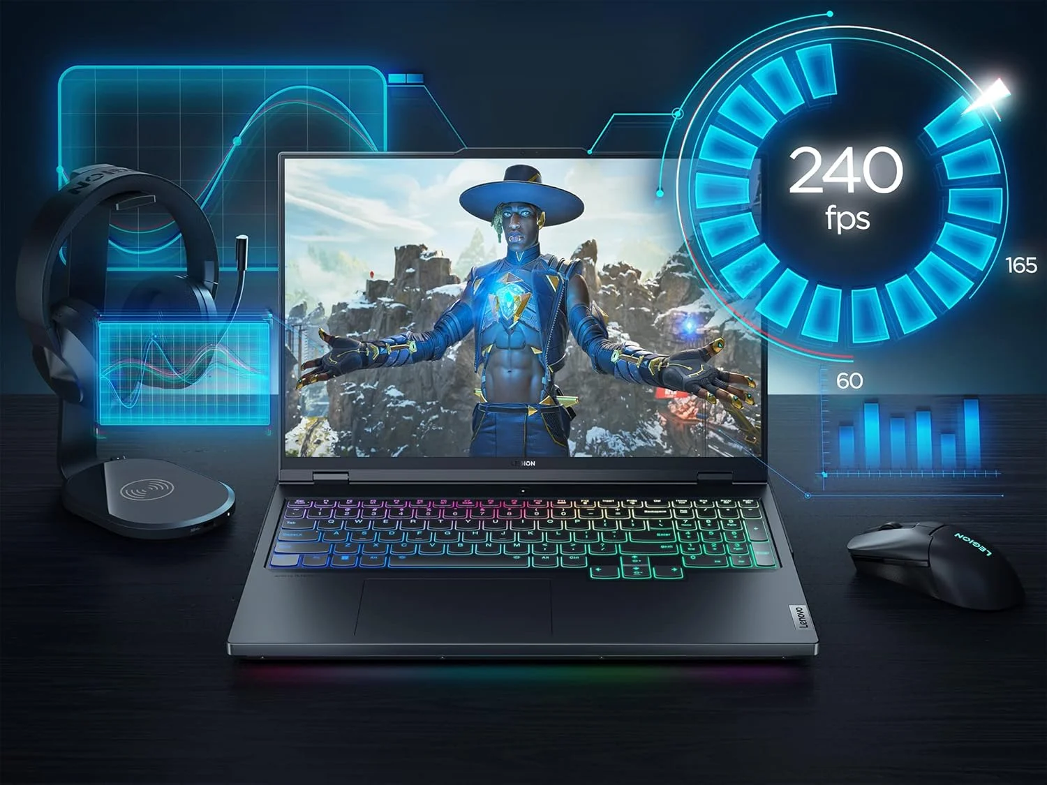 لپ تاپ گیمینگ لنوو Legion Pro 7i 16 اینچی QHD+ 500nits 240Hz اینتل 24 هسته ای i9-13900HX رم 32 گیگابایتی 2 ترابایتی SSD NVIDIA GeForce RTX 4090 16GB ویندوز 11 پرو، خاکستری اونیکس لپ تاپ گیمینگ لنوو Legion Pro 7i 16 اینچی QHD+ 500nits 240Hz اینتل 24 هسته ای i9-13900HX رم 32 گیگابایتی 2 ترابایتی SSD NVIDIA GeForce RTX 4090 16GB ویندوز 11 پرو، خاکستری اونیکس