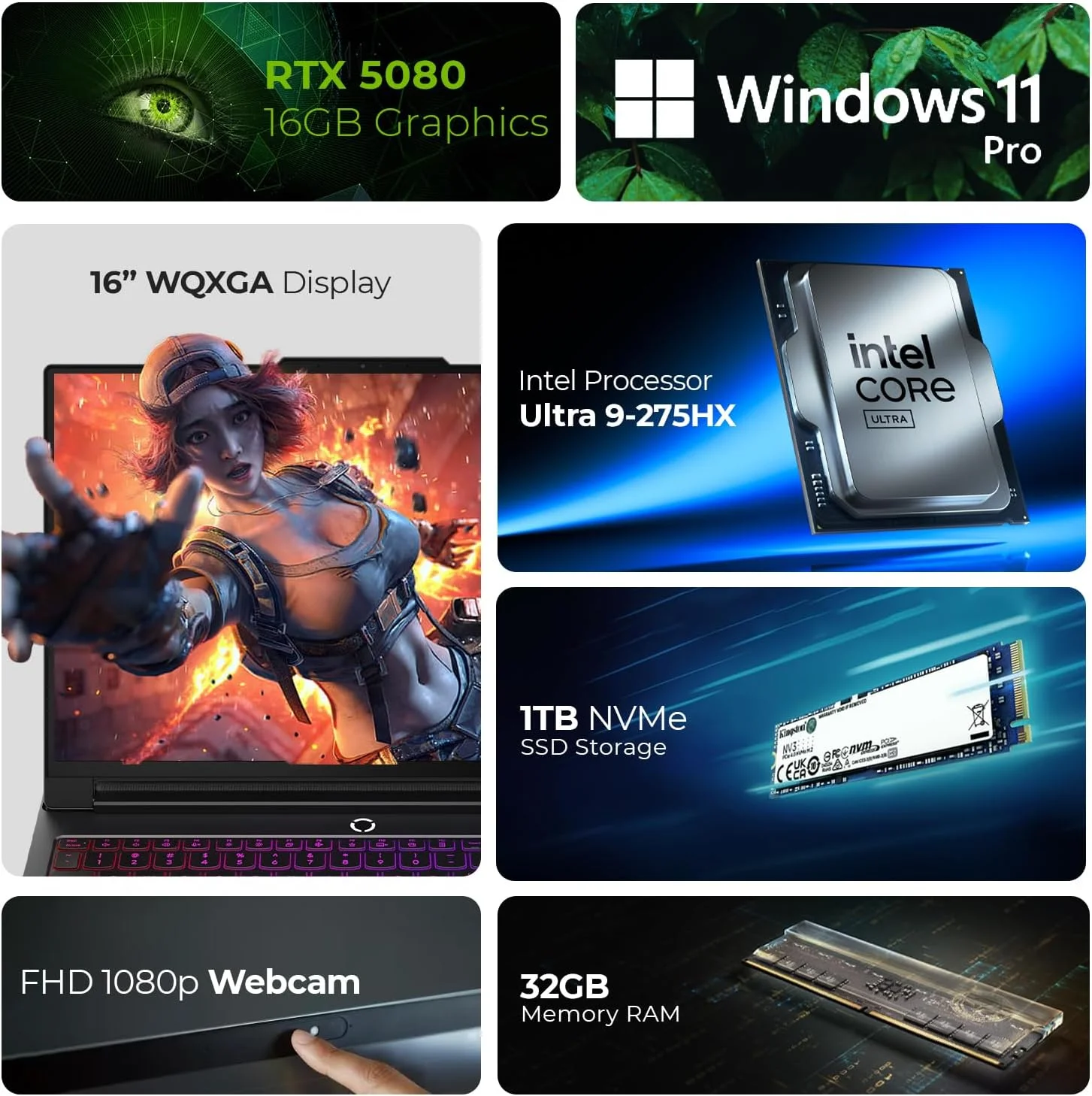 لپ تاپ گیمینگ هوش مصنوعی لنوو Legion Pro 7i 16 اینچی - پردازنده Intel Core Ultra 9 275HX، رم 32 گیگابایتی، SSD 1 ترابایتی، گرافیک 16 گیگابایتی RTX 5080، ویندوز 11 پرو (شامل کنترلر موج اول + ماوس + ماوس پد + آنتی ویروس) - 16IAX10H لپ تاپ گیمینگ هوش مصنوعی لنوو Legion Pro 7i 16 اینچی - پردازنده Intel Core Ultra 9 275HX، رم 32 گیگابایتی، SSD 1 ترابایتی، گرافیک 16 گیگابایتی RTX 5080، ویندوز 11 پرو (شامل کنترلر موج اول + ماوس + ماوس پد + آنتی ویروس) - 16IAX10H
