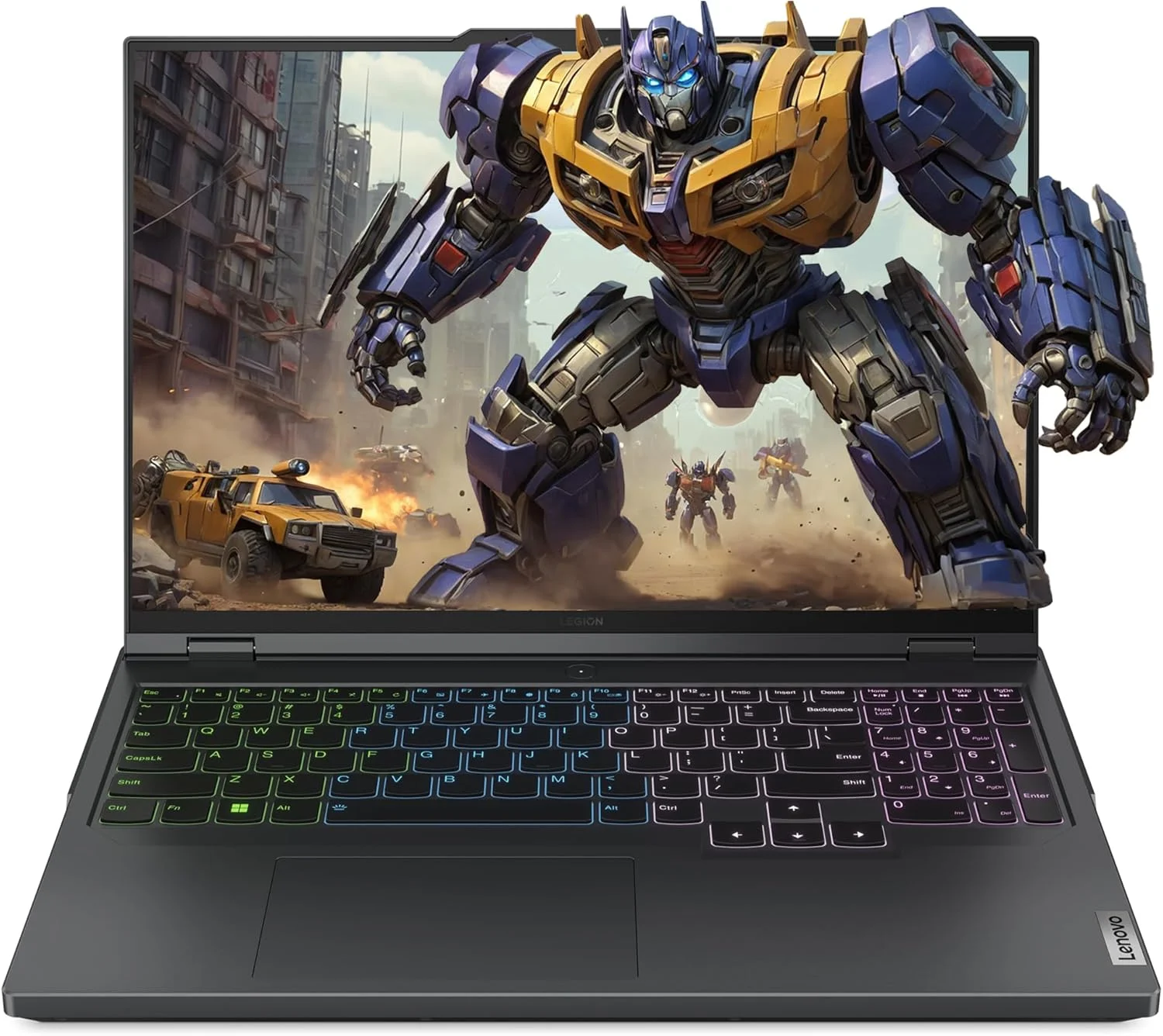 لپ تاپ گیمینگ لنوو Legion Pro 5i Gen 9، پردازنده Intel i9-14900HX، رم 64 گیگابایتی DDR5، حافظه SSD PCIe 4 ترابایتی، صفحه نمایش 16 اینچی WQXGA (2560x1600)، کارت گرافیک Nvidia G-force RTX 4070، کیبورد RGB، ویندوز 11 هوم