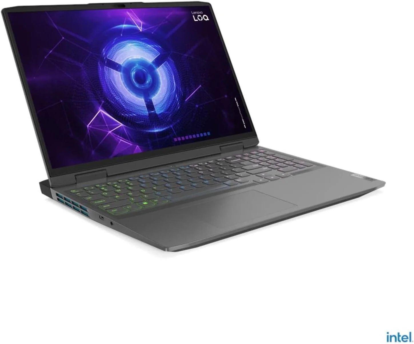 لپ تاپ Lenovo LOQ 16IRH8 (2023) | صفحه نمایش 16 اینچی 1920x1200 FHD+ | پردازنده Core i7-13620H - هارد SSD 512 گیگابایتی - رم 16 گیگابایتی - کارت گرافیک Nvidia GeForce RTX 4060 | 10 هسته @ 4.9 گیگاهرتز - 8 گیگابایت GDDR6 ویندوز 11 نسخه خانگی نقره ای