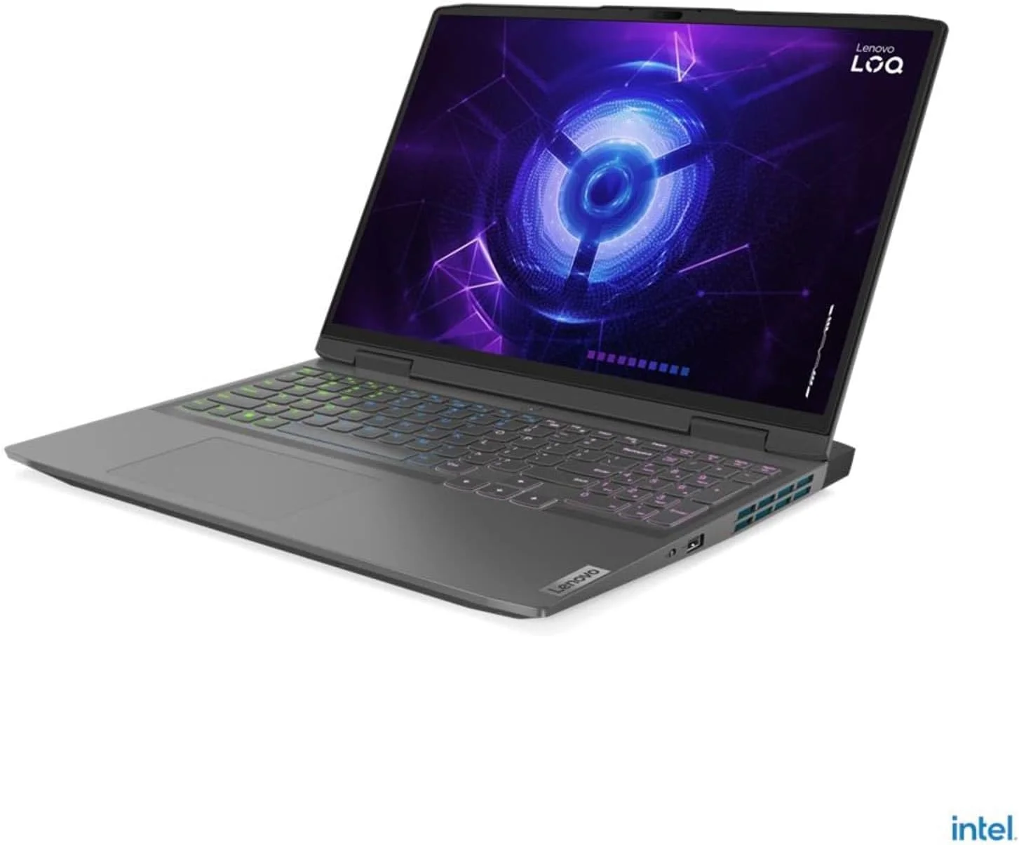 لپ تاپ Lenovo LOQ 16IRH8 (2023) | صفحه نمایش 16 اینچی 1920x1200 FHD+ | پردازنده Core i7-13620H - هارد SSD 512 گیگابایتی - رم 16 گیگابایتی - کارت گرافیک Nvidia GeForce RTX 4060 | 10 هسته @ 4.9 گیگاهرتز - 8 گیگابایت GDDR6 ویندوز 11 نسخه خانگی نقره ای