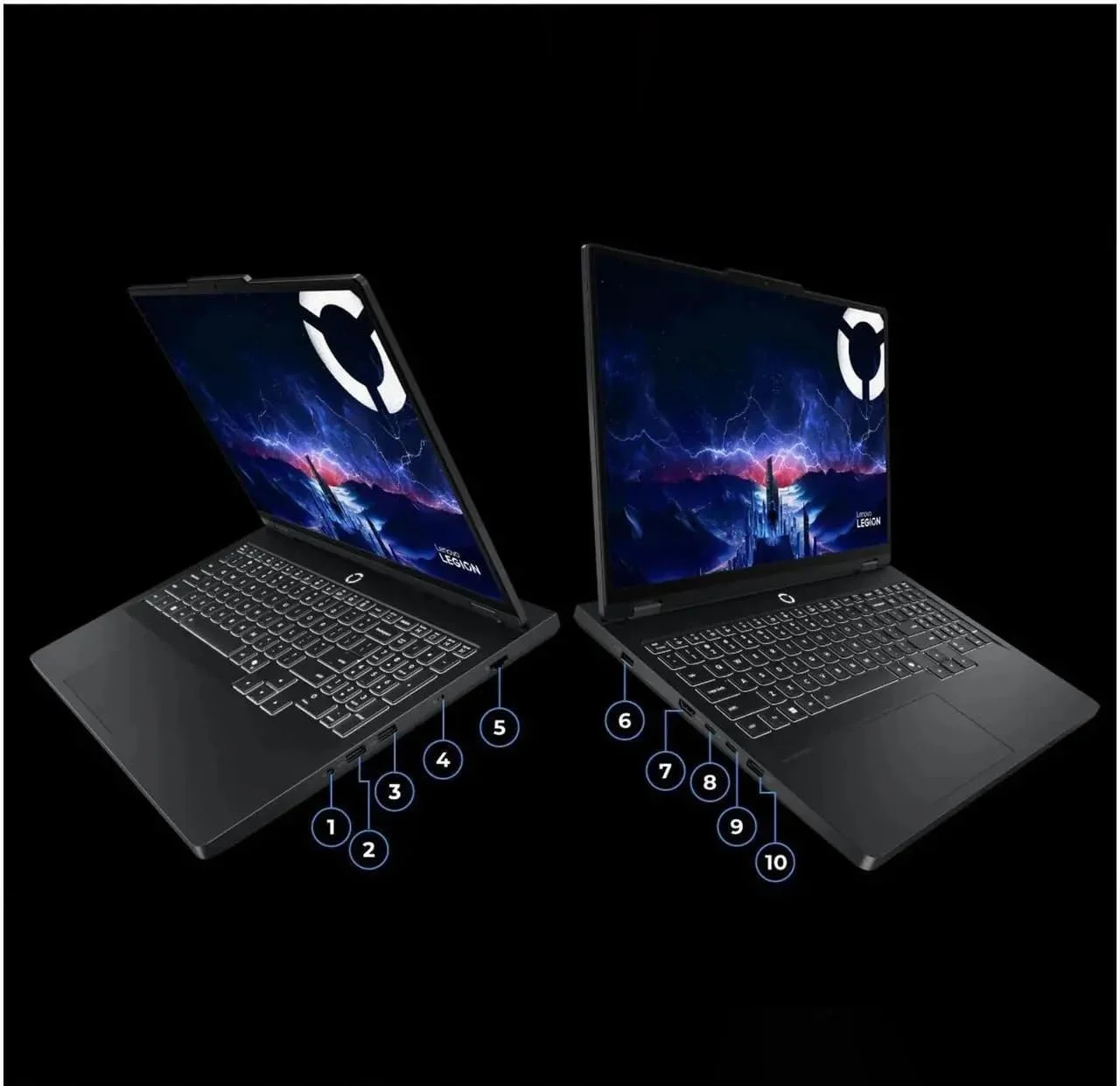 لپ تاپ گیمینگ 16 اینچی Lenovo Legion Pro 5i Gen 10 با پردازنده Intel Core Ultra 9 275HX، کارت گرافیک NVIDIA GeForce RTX 5070، نمایشگر WQXGA OLED 500nits بدون لمس، 32 گیگابایت رم، 2 ترابایت SSD و کیبورد RGB 24 ناحیه ای