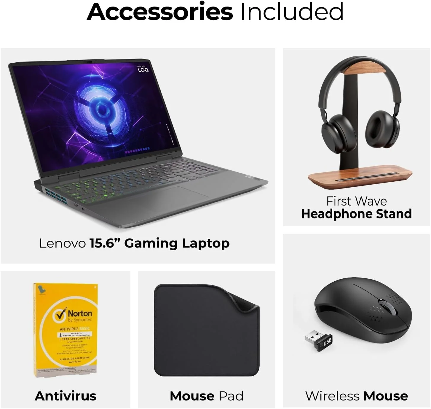 لپ تاپ گیمینگ Lenovo LOQ (16IRH8) - نسل سیزدهم i7-13620H، صفحه نمایش 15.6 اینچ FHD، کارت گرافیک GeForce RTX 4060 8GB، ویندوز 11 پرو، (شامل کنترلر + ماوس + ماوس پد و آنتی ویروس موج اول) (24 گیگابایت رم | 512 گیگابایت SSD) لپ تاپ گیمینگ Lenovo LOQ (16IRH8) - نسل سیزدهم i7-13620H، صفحه نمایش 15.6 اینچ FHD، کارت گرافیک GeForce RTX 4060 8GB، ویندوز 11 پرو، (شامل کنترلر + ماوس + ماوس پد و آنتی ویروس موج اول) (24 گیگابایت رم | 512 گیگابایت SSD)