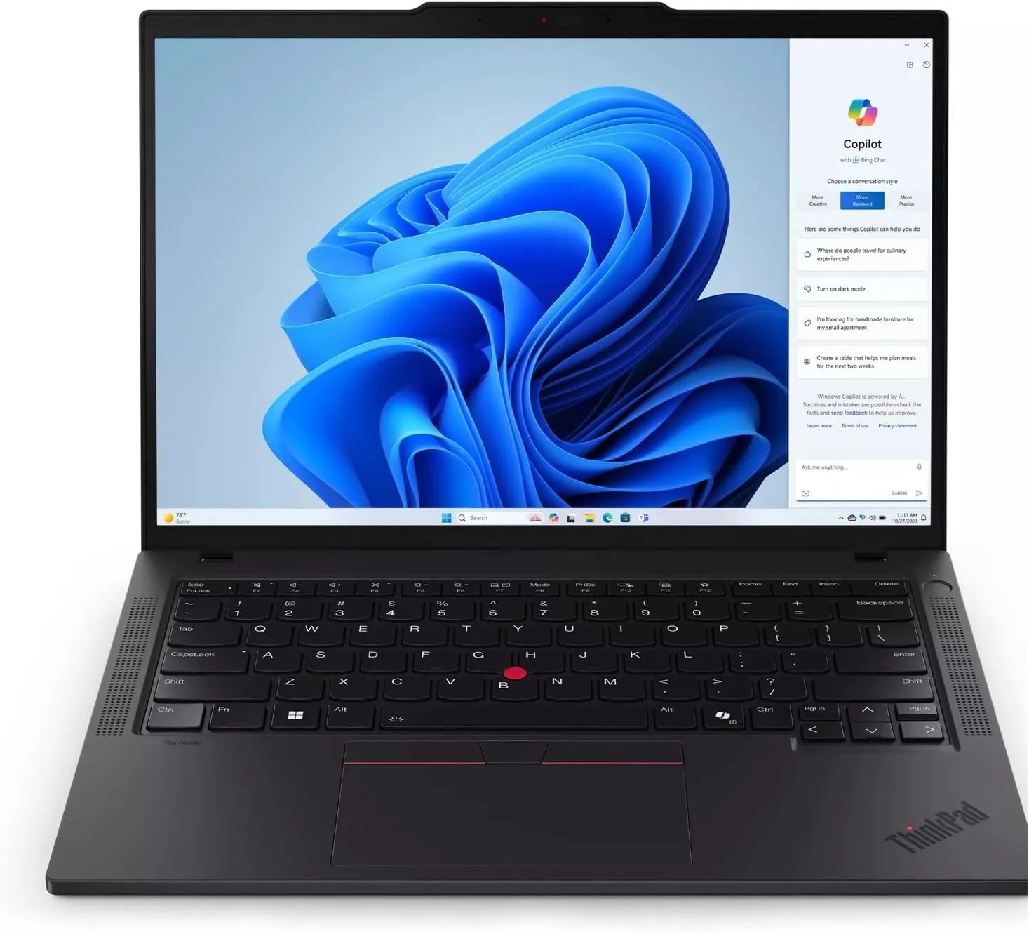 لپ تاپ لنوو ThinkPad P14s Gen 5 با پردازنده AMD Ryzen™ 7 PRO 8840HS، صفحه نمایش 14 اینچی WUXGA (1920 x 1200) IPS ضد انعکاس، 1 ترابایت SSD، 32 گیگابایت DDR5 و ویندوز 11 پرو 64 بیتی، مدل 21ME001LUS