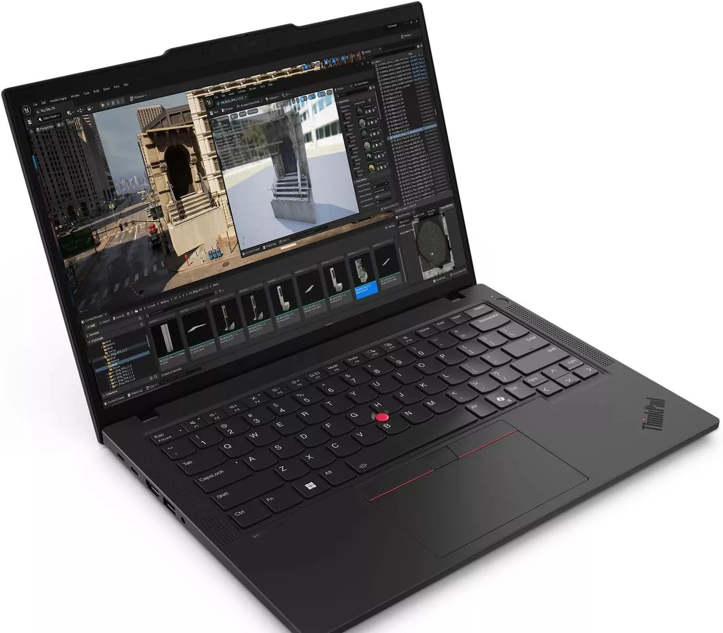 لپ تاپ لنوو ThinkPad P14s Gen 5 با پردازنده AMD Ryzen™ 7 PRO 8840HS، صفحه نمایش 14 اینچی WUXGA (1920 x 1200) IPS ضد انعکاس، 1 ترابایت SSD، 32 گیگابایت DDR5 و ویندوز 11 پرو 64 بیتی، مدل 21ME001LUS