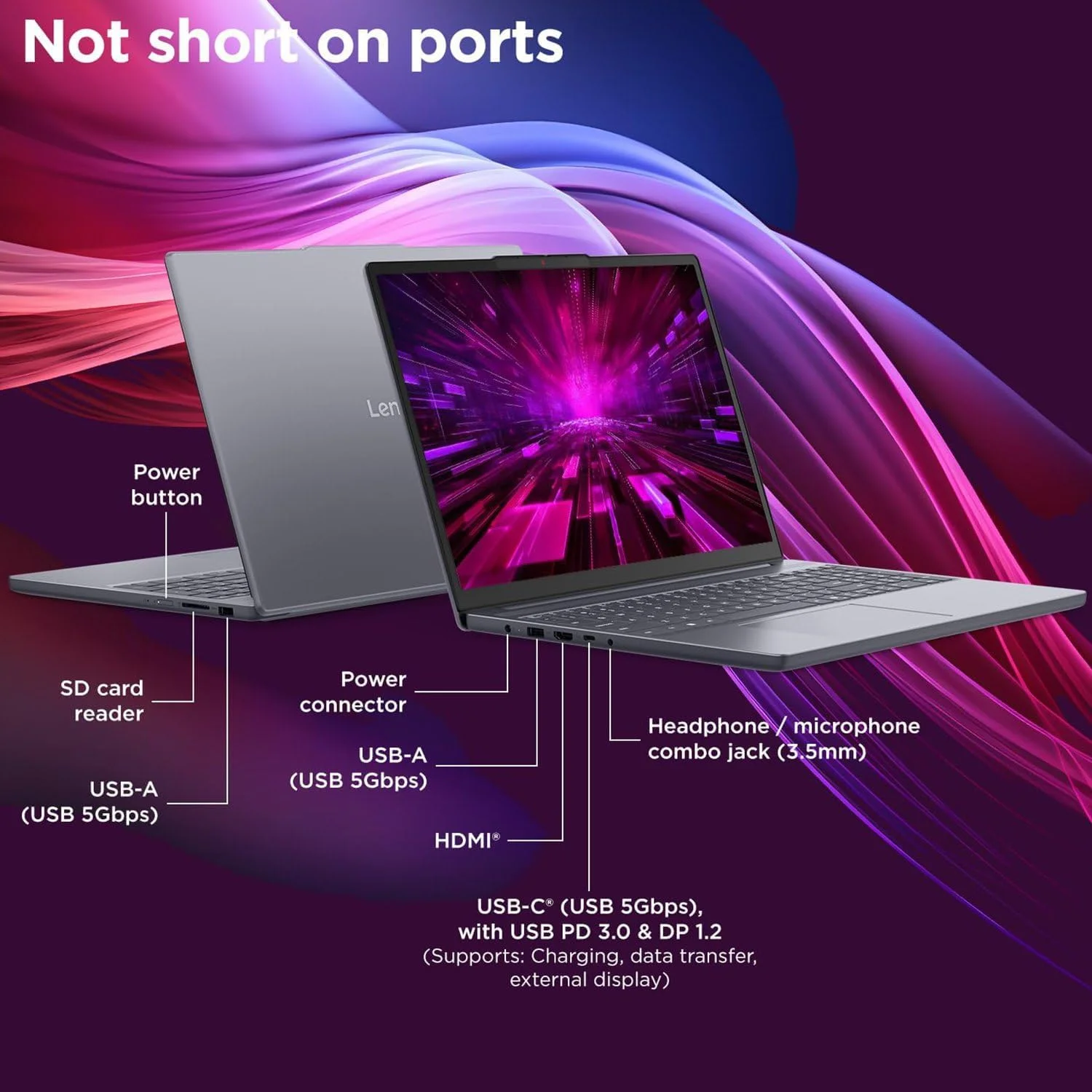 لپ تاپ تجاری لنوو ThinkBook 16 G7 با صفحه نمایش 16 اینچی FHD+، پردازنده 16 هسته ای Intel Ultra 7 155H (بهتر از i7-13705H)، گرافیک Arc، رم 64 گیگابایتی DDR5، حافظه SSD 2 ترابایتی PCIe، وای فای 6E، کیبورد با نور پس زمینه، ویندوز 11 پرو، AZ-XUT لپ تاپ تجاری لنوو ThinkBook 16 G7 با صفحه نمایش 16 اینچی FHD+، پردازنده 16 هسته ای Intel Ultra 7 155H (بهتر از i7-13705H)، گرافیک Arc، رم 64 گیگابایتی DDR5، حافظه SSD 2 ترابایتی PCIe، وای فای 6E، کیبورد با نور پس زمینه، ویندوز 11 پرو، AZ-XUT