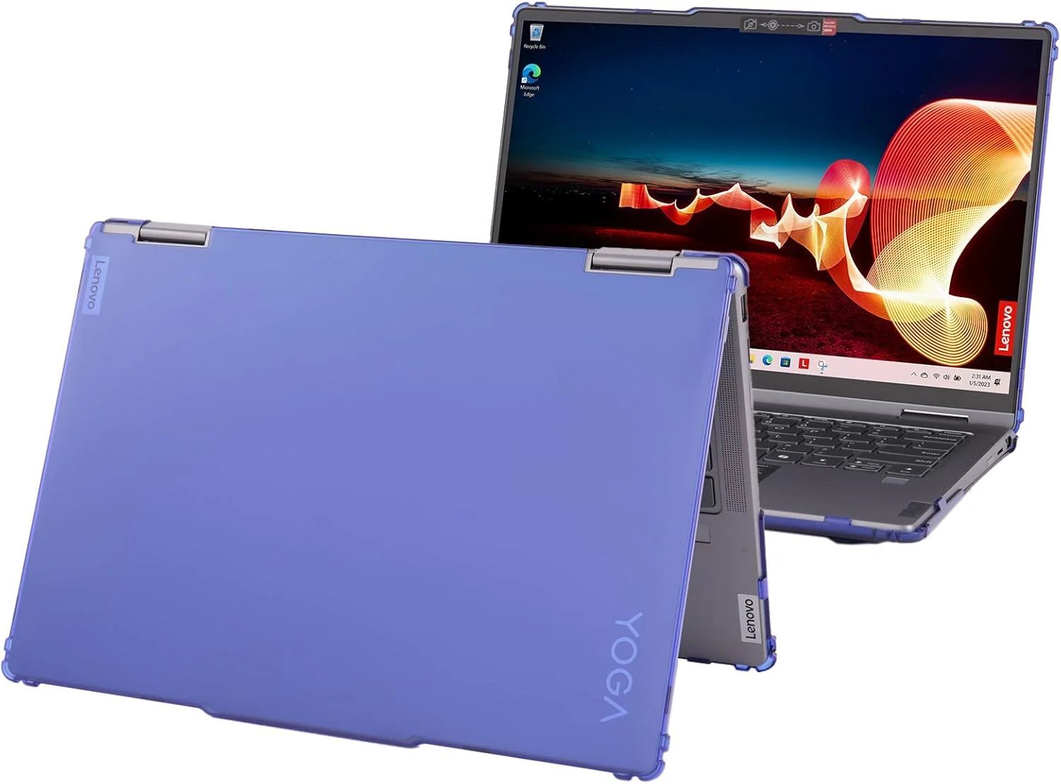 کاور mCover فقط سازگار با لپ‌تاپ‌های 2023-2025 14 اینچی Lenovo Yoga 7 سری 14IRL8 | 14IML9 | 14AHP9 (مناسب برای مدل‌های دیگر نیست) - آبی
