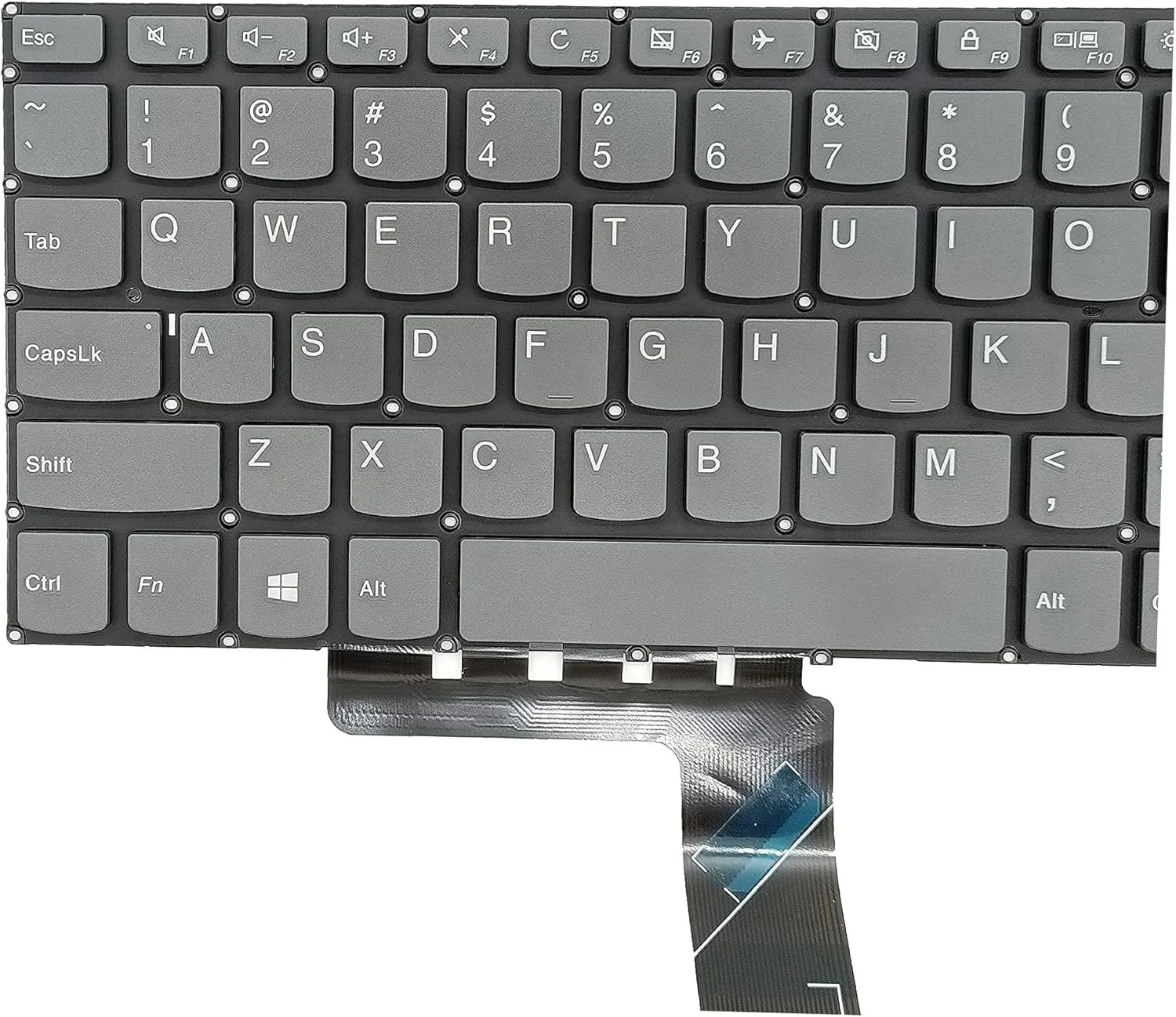 کیبورد جایگزین برای لپ تاپ های Lenovo ideapad 3-15IIL05 3-15ADA05 3-15ARE05 3-15IGL05، ideaPad 330s-15IKB 330s-15ARR و ideapad S340-15IWL S340-15API S340-15IIL، طرح بندی US