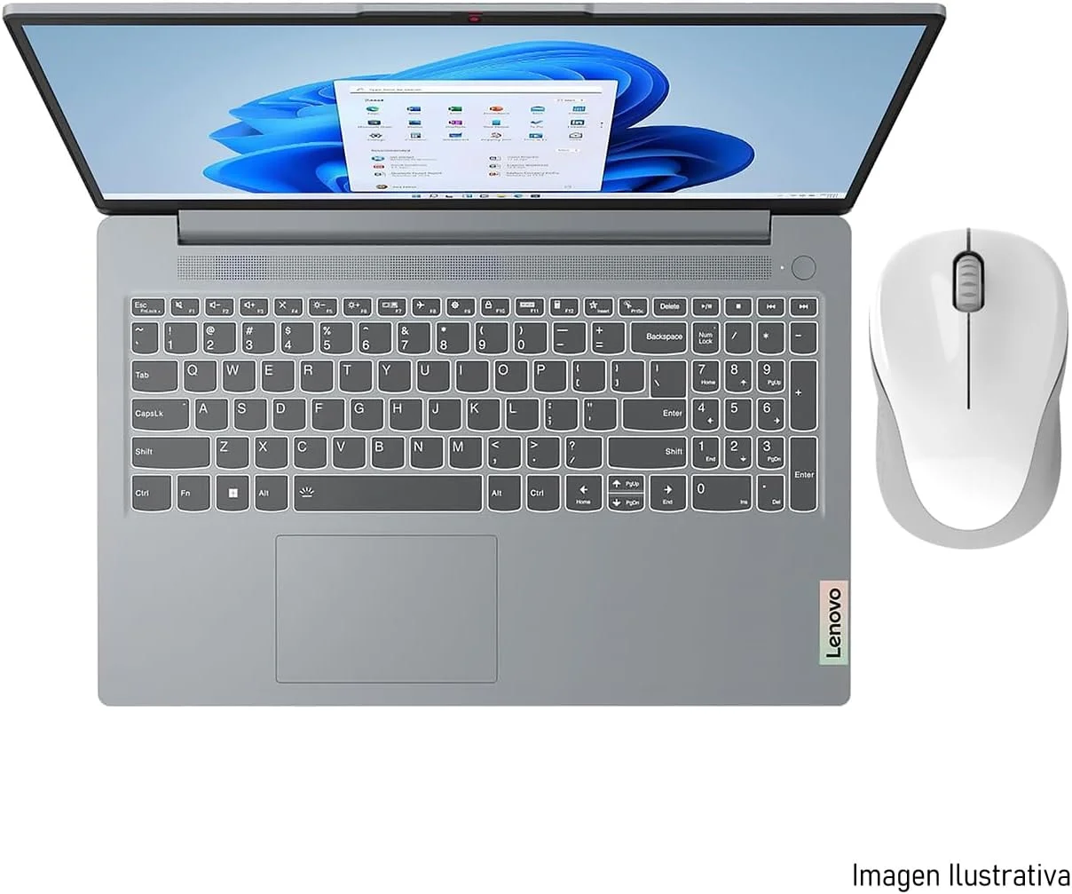 لپ تاپ لنوو IdeaPad Slim 3 15IRH8 با پردازنده i7-13620H، رم 16 گیگابایت، حافظه SSD 1 ترابایت، گرافیک SHARED، صفحه نمایش 15.6 اینچ FHD خاکستری قطبی و ویندوز 11 (بدون نور پس زمینه)