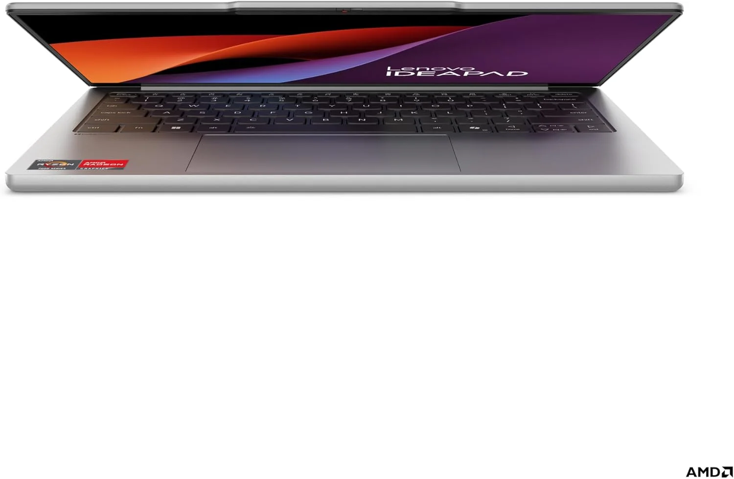 لپ تاپ لنوو IdeaPad Slim 5 13ARP10 با صفحه نمایش 13.3 اینچی WUXGA ضد تابش نور، پردازنده Ryzen 7 7735HS، رم 16 گیگابایتی، SSD 512 گیگابایتی، گرافیک یکپارچه AMD Radeon 680M، کیبورد با نور پس زمینه انگلیسی-عربی، ویندوز 11، خاکستری ابری [83J2001BAX]