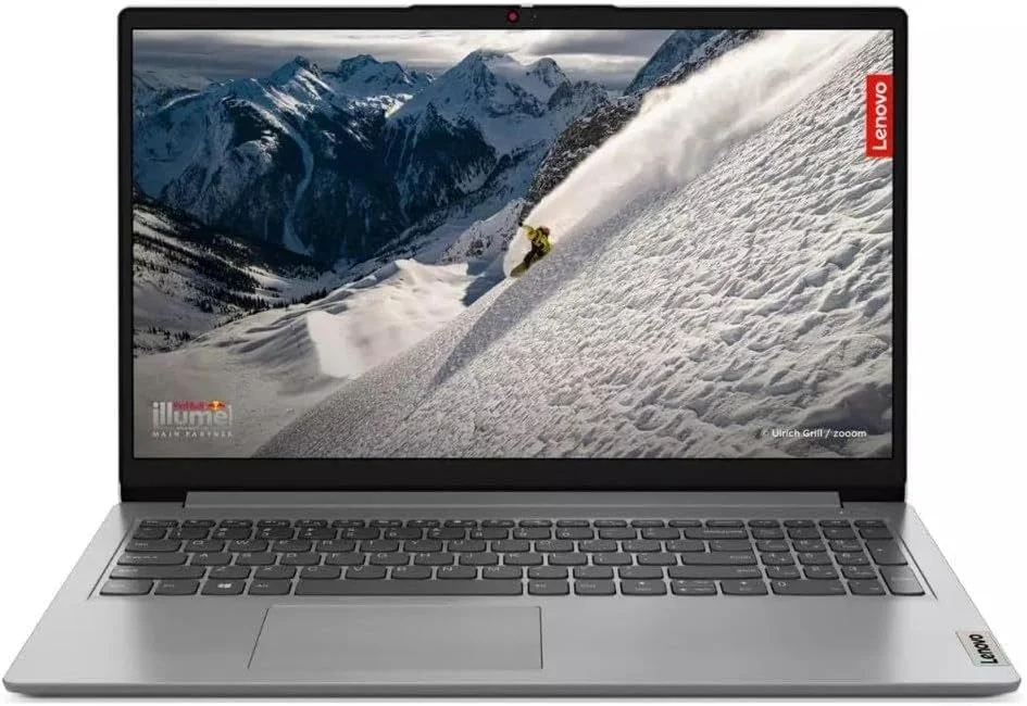 لپ تاپ لنوو IdeaPad 1 15ALC7 با صفحه نمایش 15.6 اینچی FHD IPS ضد تابش نور، Ryzen 3 7 5700U، رم 8 گیگابایتی، SSD 512 گیگابایتی، گرافیک یکپارچه Radeon 610M، انگلیسی عربی، W11، خاکستری ابری [82R400YUAX]