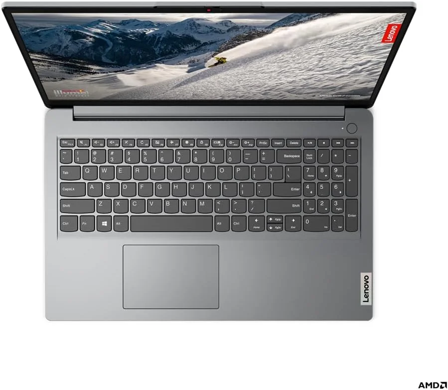 لپ تاپ لنوو IdeaPad 1 15ALC7 با صفحه نمایش 15.6 اینچی FHD IPS ضد تابش نور، Ryzen 3 7 5700U، رم 8 گیگابایتی، SSD 512 گیگابایتی، گرافیک یکپارچه Radeon 610M، انگلیسی عربی، W11، خاکستری ابری [82R400YUAX]