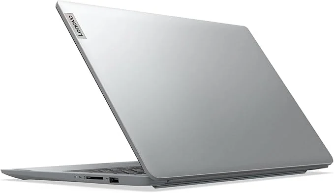 لپ تاپ لنوو IdeaPad 1 15AMN7 با صفحه نمایش 15.6 اینچی FHD IPS ضد تابش نور، پردازنده Ryzen 3 7320U، رم 8 گیگابایتی، حافظه SSD 512 گیگابایتی، گرافیک یکپارچه Radeon 610M، صفحه کلید انگلیسی عربی، ویندوز 11 پرو، خاکستری ابری [82VG00MQUE]