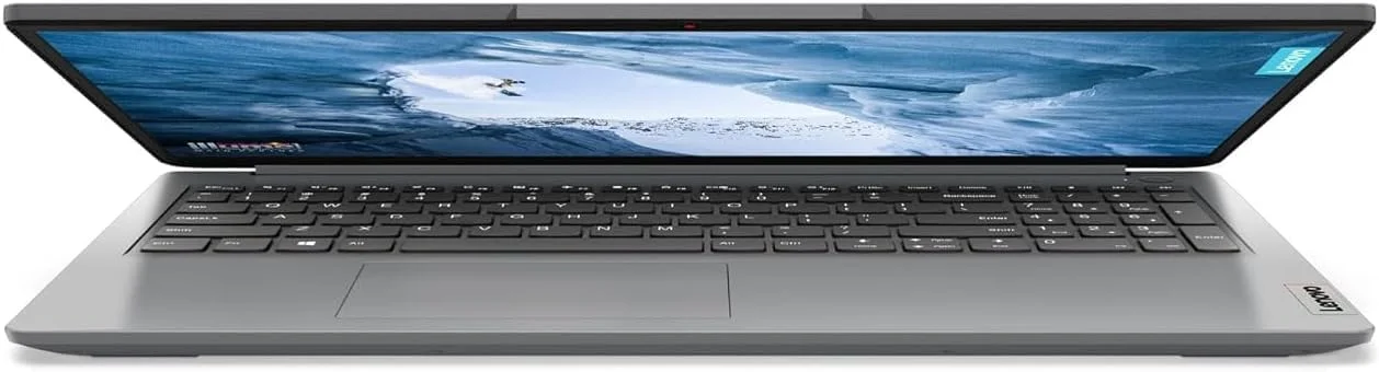 لپ تاپ لنوو IdeaPad 1 15AMN7 با صفحه نمایش 15.6 اینچی FHD IPS ضد تابش نور، پردازنده Ryzen 3 7320U، رم 8 گیگابایتی، حافظه SSD 512 گیگابایتی، گرافیک یکپارچه Radeon 610M، صفحه کلید انگلیسی عربی، ویندوز 11 پرو، خاکستری ابری [82VG00MQUE]