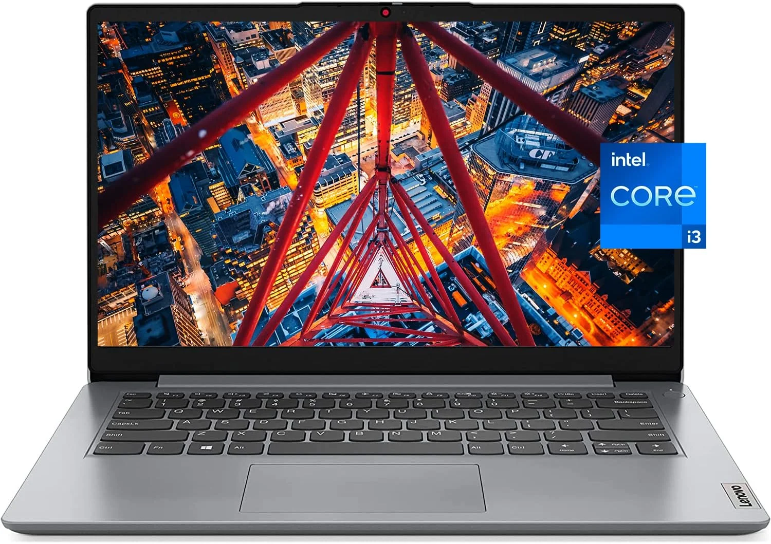 لپ تاپ تجاری 14 اینچی لنوو، پردازنده Intel Core i3 نسل دوازدهم، 8 گیگابایت رم، 1 ترابایت حافظه SSD، صفحه نمایش 14 اینچی HD ضد تابش نور، Wi-Fi 6 و بلوتوث، HDMI، ویندوز 11 پرو.
