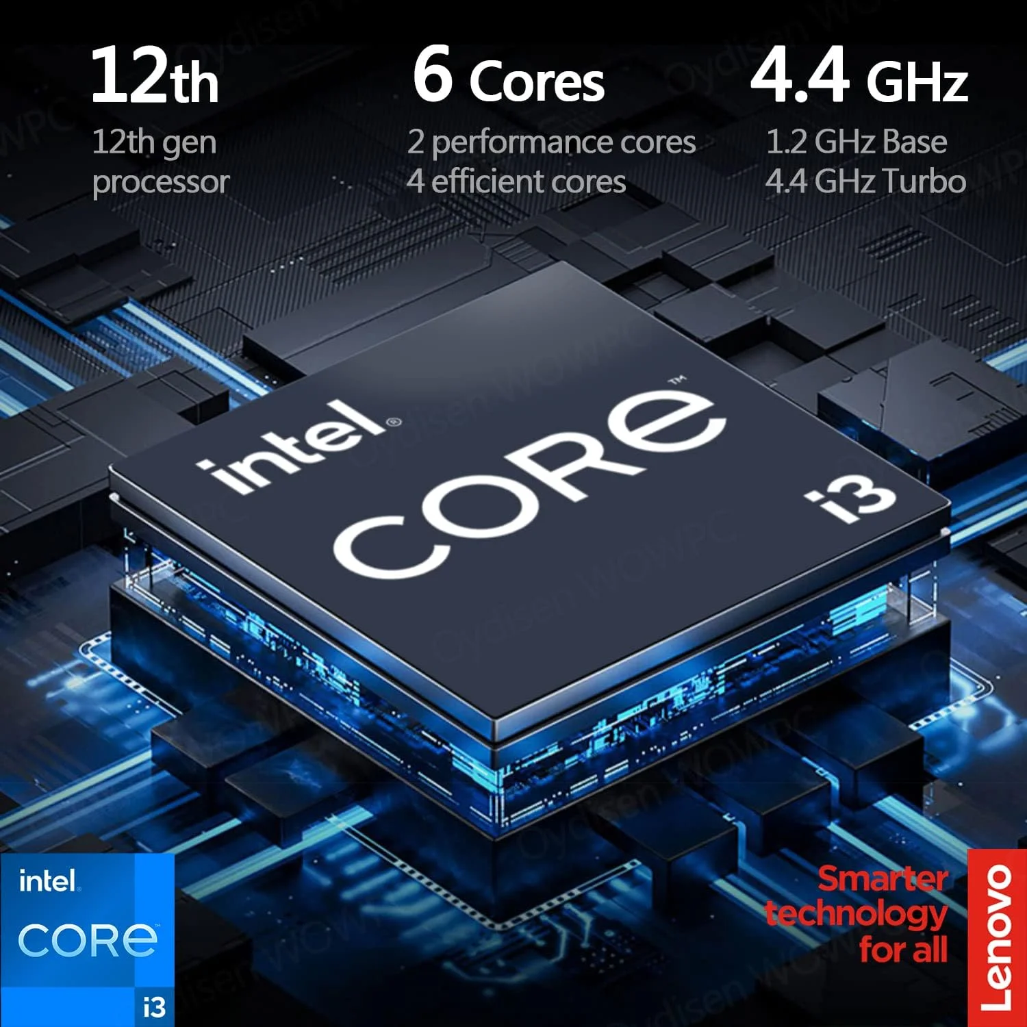 لپ تاپ تجاری 14 اینچی لنوو، پردازنده Intel Core i3 نسل دوازدهم، 8 گیگابایت رم، 1 ترابایت حافظه SSD، صفحه نمایش 14 اینچی HD ضد تابش نور، Wi-Fi 6 و بلوتوث، HDMI، ویندوز 11 پرو.