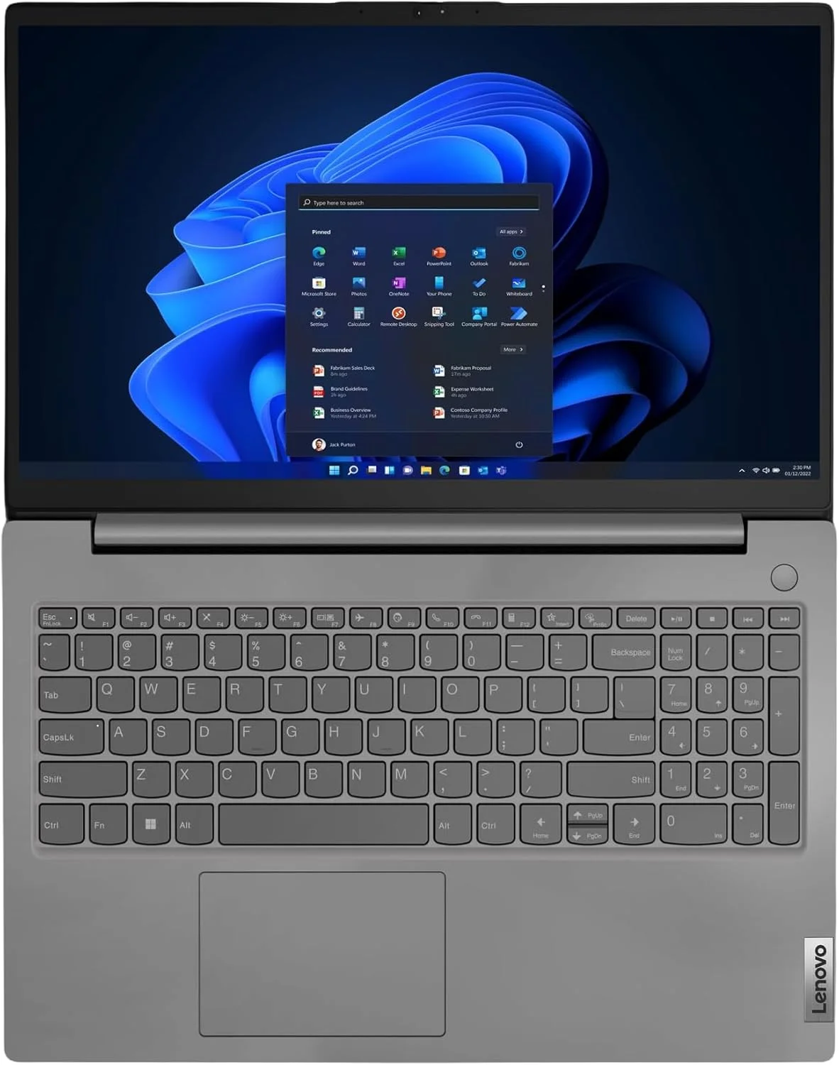لپ تاپ لنوو IdeaPad 1 مناسب برای کسب و کار و دانشجویی، صفحه نمایش 15.6 اینچی FHD، پردازنده Intel Dual Core، رم 4 گیگابایتی DDR4، حافظه SSD 256 گیگابایتی PCIe، WiFi 6، بلوتوث 5.2، Type-C، خاکستری، ویندوز 11 پرو، AZ-XUT