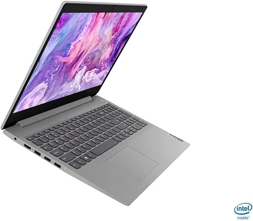 لپ تاپ 15.6 اینچی FHD لنوو IdeaPad 3، پردازنده نسل سیزدهم Intel Core i3-1305U، رم 8 گیگابایتی، SSD PCIe 256 گیگابایتی، گرافیک Intel، وب کم HD، HDMI، ویندوز 11، خاکستری، کارت USB 32 گیگابایتی SnowBell