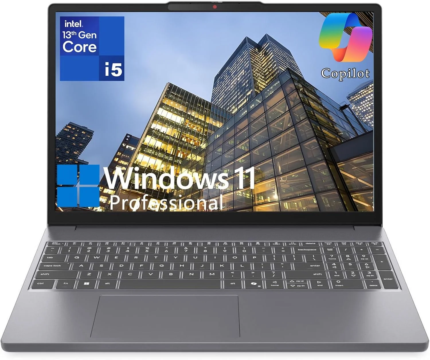 لپ تاپ تجاری خانگی لنوو، 15 FHD+ IdeaPad Slim 3، پردازنده 8 هسته ای Intel i5-13420H (بهتر از i7-1355U)، 16 گیگابایت رم DDR5، 512 گیگابایت PCIe SSD، WiFi 6، بلوتوث 5.2، Copilot AI PC، خاکستری لونا