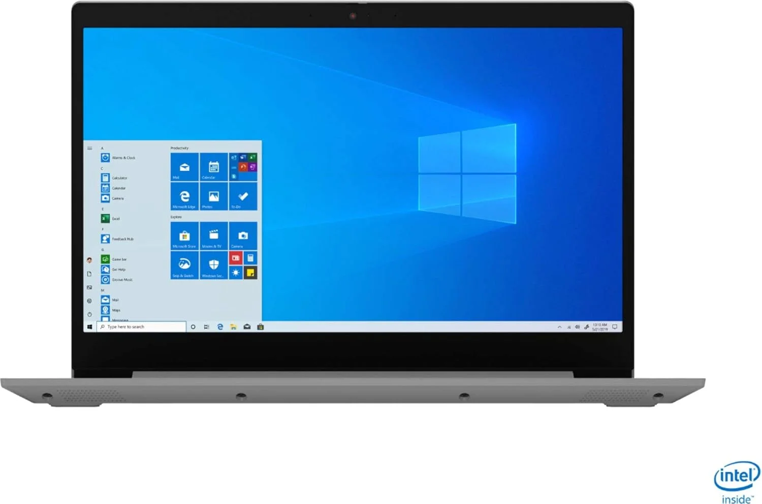 لپ تاپ لمسی 15 اینچی لنوو IdeaPad 3 مدل 2020، پردازنده Intel Core i5-1035G1 نسل 10 دو هسته ای، 12 گیگابایت رم DDR4، حافظه SSD 256 گیگابایتی PCI-e، وب کم، WiFi 5، بلوتوث، ویندوز 10 S خاکستری پلاتینی