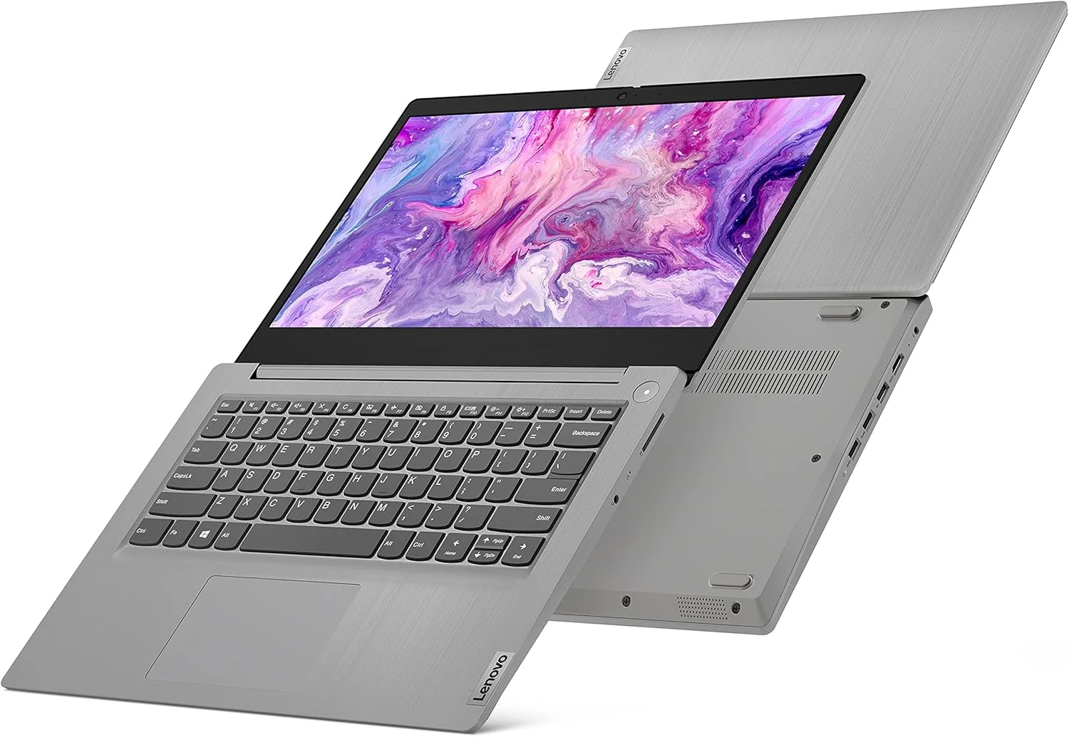 لپ تاپ روزمره بازسازی شده Lenovo IdeaPad 3 | پردازنده intel® Dual-Core™ i3-1115G4 | رم 8 گیگابایتی | حافظه SSD 128 گیگابایتی | صفحه نمایش 14 اینچی FHD غیر لمسی | ویندوز | خاکستری پلاتینی | (بازسازی شده)