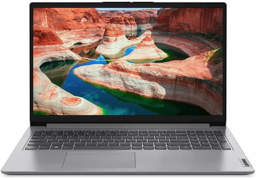 لپ تاپ لنوو IdeaPad 1i با صفحه نمایش 15.6 اینچی FHD، پردازنده نسل دوازدهم Intel Core i5-1235U ده هسته ای (10 هسته)، 16 گیگابایت رم DDR4، 512 گیگابایت SSD PCIe NVMe، HDMI، وب کم، Wi-Fi 6، بلوتوث، ویندوز 11 هوم (ارتقا یافته)