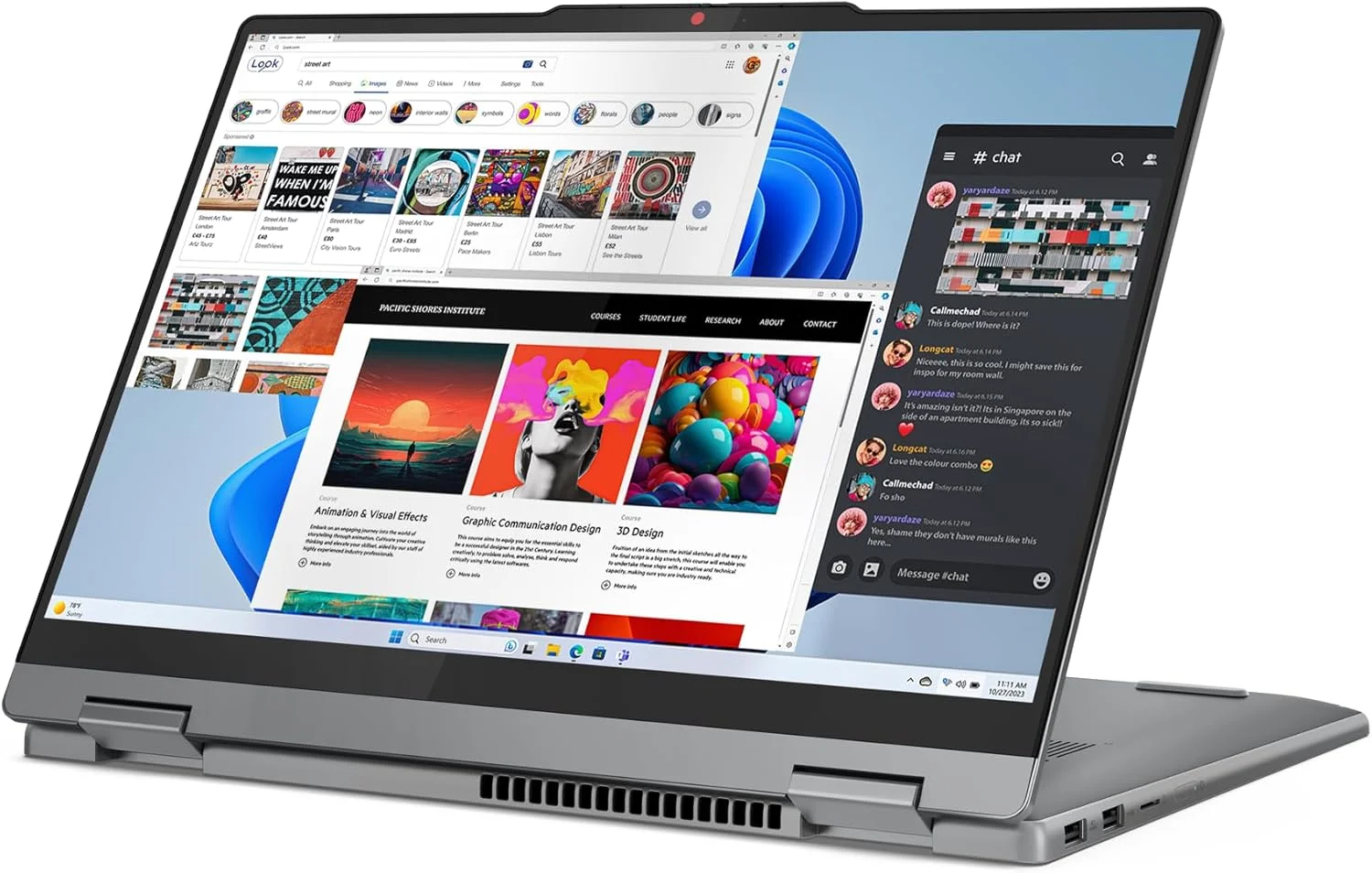 لپ تاپ 2 در 1 لنوو IdeaPad 5 14IRH9 با صفحه نمایش لمسی 14 اینچی WUXGA OLED براق، پردازنده Core i7-13620، رم 16 گیگابایتی، SSD 1 ترابایتی، گرافیک یکپارچه Intel UHD، کیبورد با نور پس زمینه انگلیسی-عربی، ویندوز 11، خاکستری لونا + قلم [83KX003YAX]