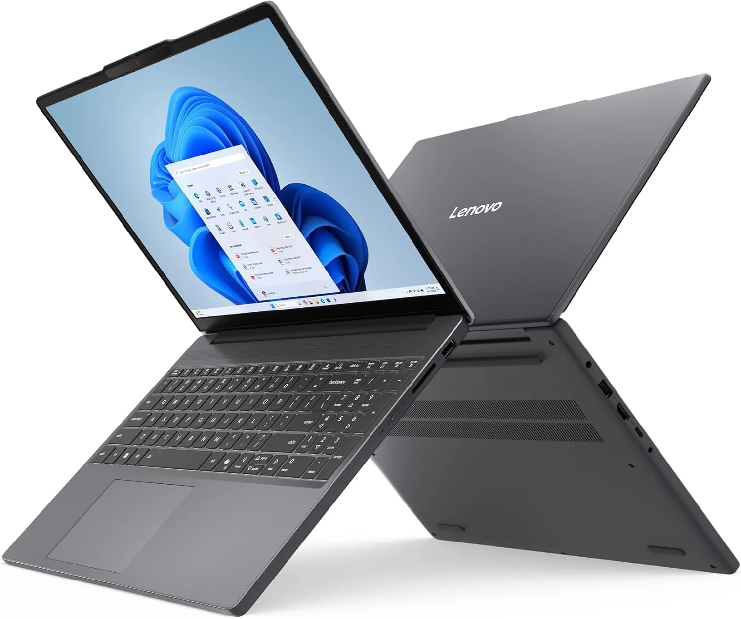 لپ تاپ لنوو IdeaPad Slim 3 15IRH10، صفحه نمایش 15.3 اینچی WUXGA IPS، پردازنده Intel Core i5-13420H، رم 16 گیگابایتی DDR5، حافظه SSD 512 گیگابایتی، گرافیک Intel UHD، کیبورد بدون نور پس زمینه، ویندوز 11، خاکستری لونا