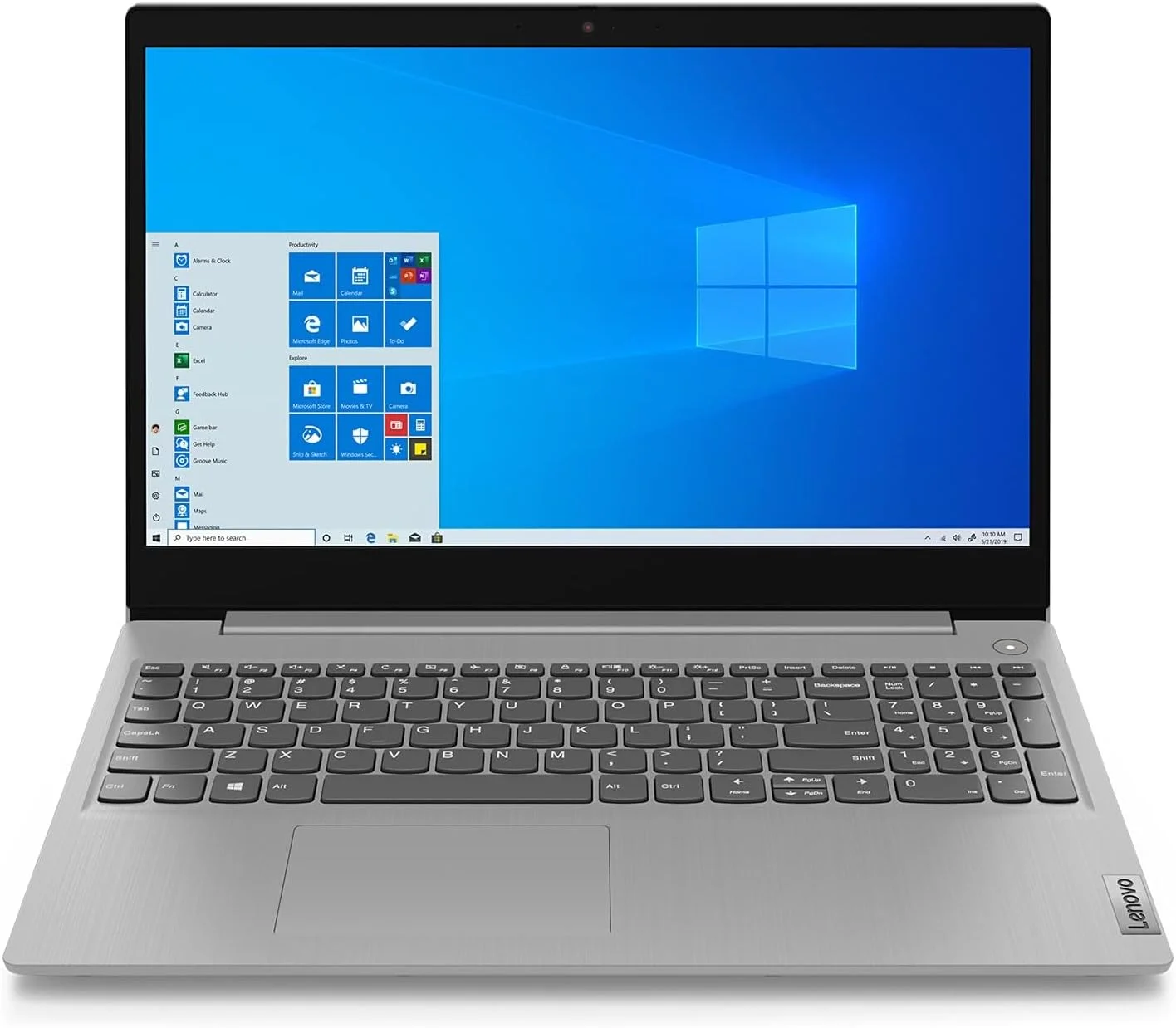 لپ تاپ لنوو Ideapad 3i 15IIL05، پردازنده Intel Core i3، رم 8 گیگابایت، هارد دیسک 1 ترابایت + 256 گیگابایت SSD، ویندوز 10، نقره ای