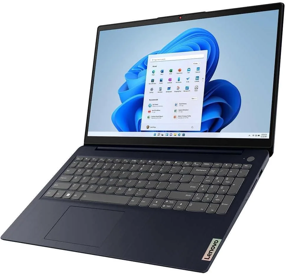 لپ تاپ لمسی 15.6 اینچی Lenovo IdeaPad 3 15IAU7 FHD IPS، پردازنده Core i5-1235U | رم 16 گیگابایتی DDR4 | اس اس دی 512 گیگابایتی NVMe | گرافیک Intel Iris XE | کیبورد با نور پس زمینه | اثر انگشت | ویندوز 11 آبی تیره