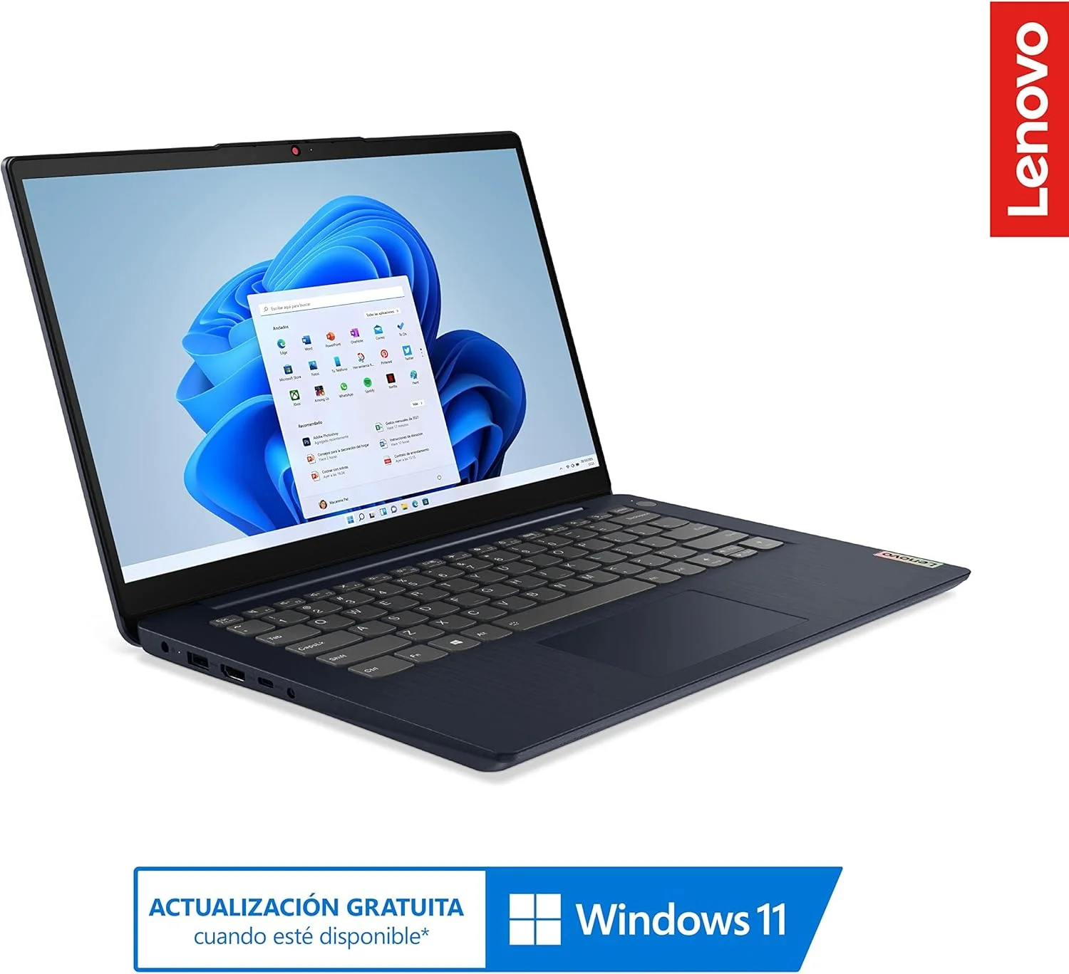 لپ تاپ لنوو Ideapad 3i 15IIL05، پردازنده Intel Core i3، رم 8 گیگابایت، هارد دیسک 1 ترابایت + 256 گیگابایت SSD، ویندوز 10، نقره ای
