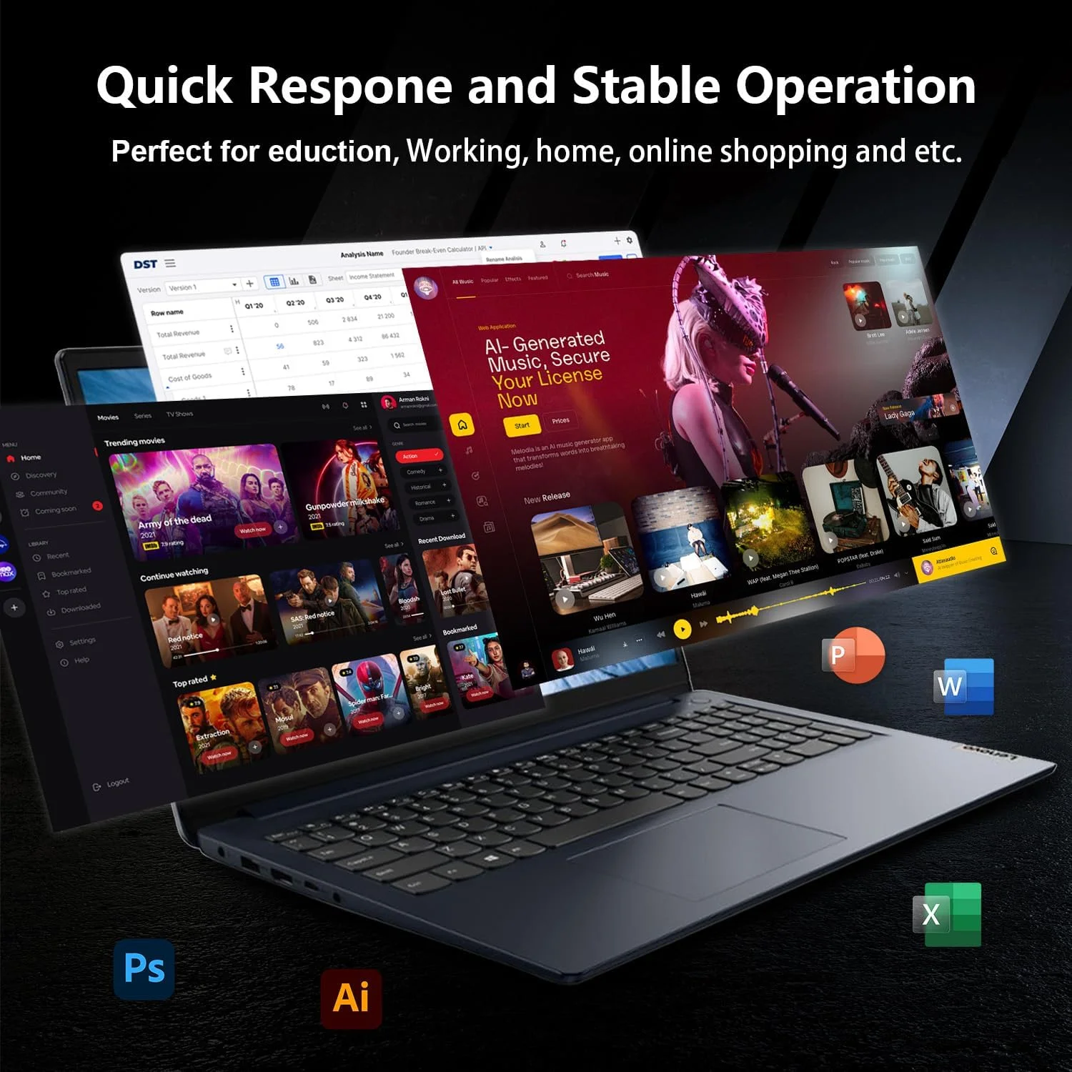 لپ تاپ Lenovo IdeaPad 1i، صفحه نمایش لمسی 15.6 اینچی FHD، پردازنده Intel Core i5-1235U، رم 16 گیگابایتی، SSD 512 گیگابایتی، وب کم، HDMI، Wi-Fi 6، ویندوز 11 هوم، آبی لپ تاپ Lenovo IdeaPad 1i، صفحه نمایش لمسی 15.6 اینچی FHD، پردازنده Intel Core i5-1235U، رم 16 گیگابایتی، SSD 512 گیگابایتی، وب کم، HDMI، Wi-Fi 6، ویندوز 11 هوم، آبی