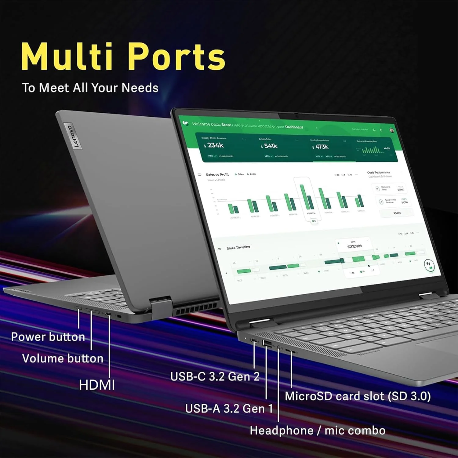 لپ تاپ لمسی تاشو لنوو IdeaPad Flex 3i Chromebook - صفحه نمایش 15.6 اینچی FHD IPS 2 در 1 - پردازنده Intel Pentium Silver N6000 - رم 8 گیگابایتی - حافظه 256 گیگابایتی - Wi-Fi 6 - USB C - Google Chrome - تبلت لپ تاپ لمسی تاشو لنوو IdeaPad Flex 3i Chromebook - صفحه نمایش 15.6 اینچی FHD IPS 2 در 1 - پردازنده Intel Pentium Silver N6000 - رم 8 گیگابایتی - حافظه 256 گیگابایتی - Wi-Fi 6 - USB C - Google Chrome - تبلت