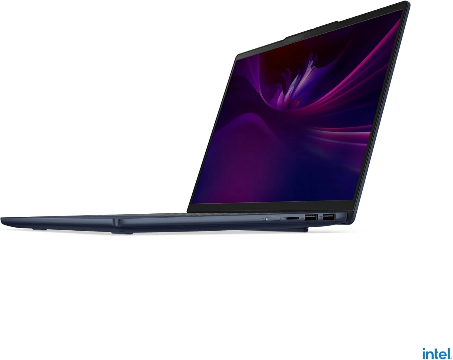 لپ تاپ لنوو IdeaPad Slim 5 14IRH10، صفحه نمایش 14 اینچی WUXGA OLED با DisplayHDR True Black 500، پردازنده Intel Core i7-13620H، رم 16 گیگابایتی، SSD 512 گیگابایتی، Intel UHD، کیبورد با نور پس زمینه انگلیسی/عربی، Win11، آبی کیهانی [83HR006PAX]